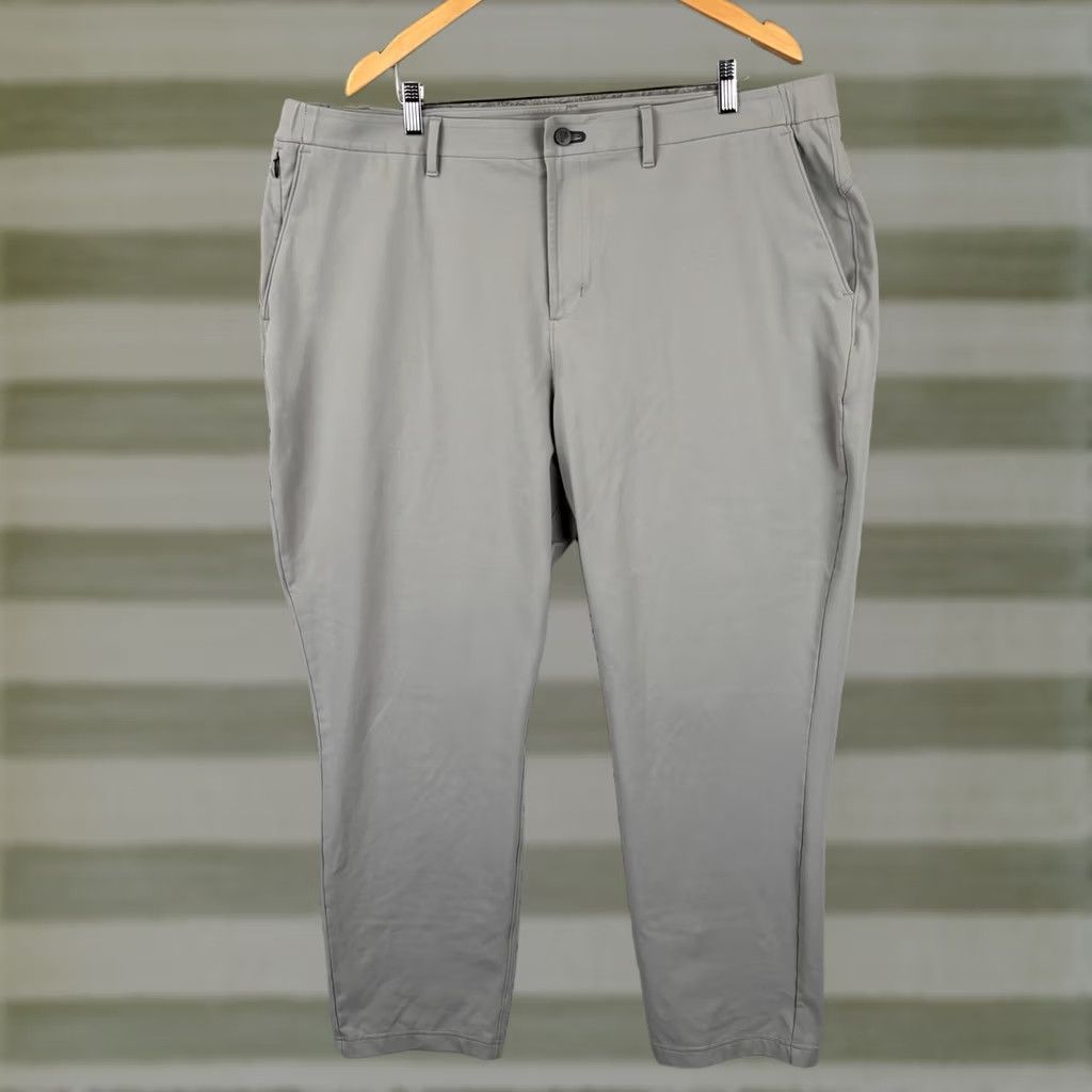 Vintage PUBLIC REC Pants Mens 42x30 Gray Gamechanger Career Office Comfort Stretch Pants Size US 42 / EU 58 - 1 Thumbnail