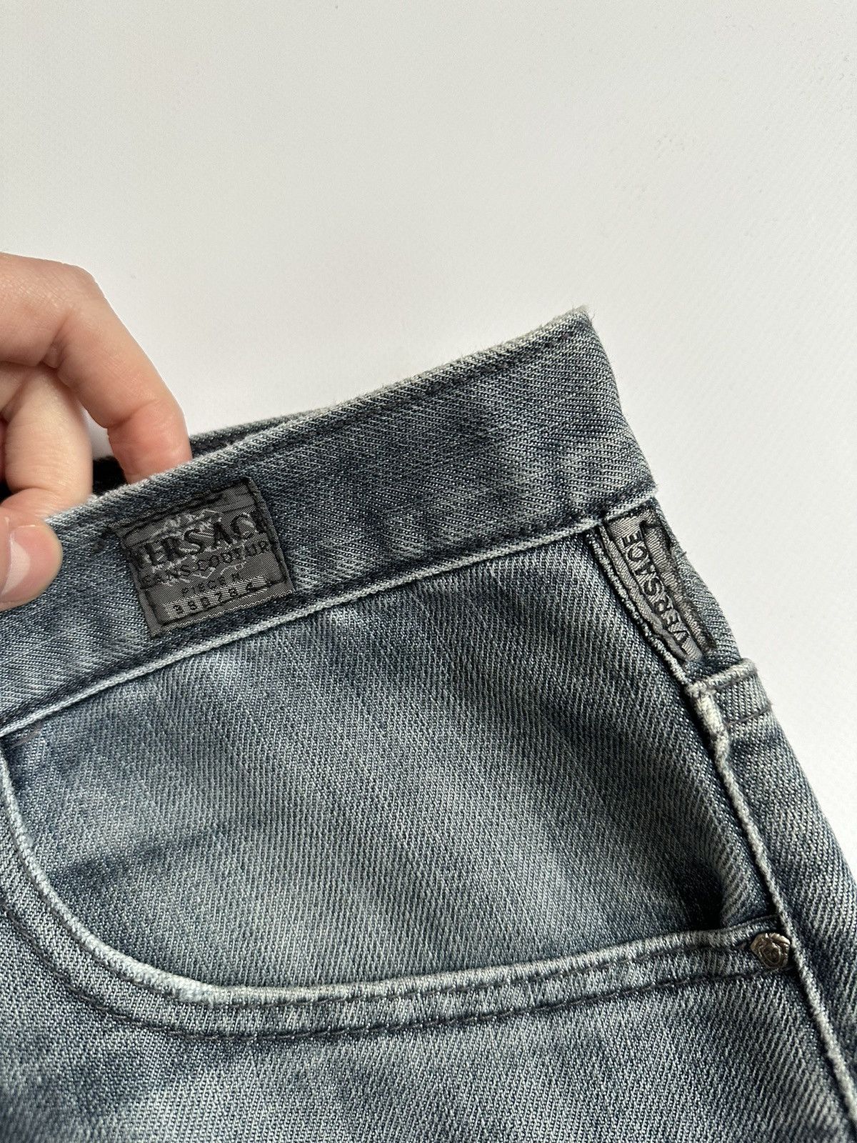 Vintage Vintage Versace Jeans Couture Medusa Straight Jeans size 38 Size US 38 / EU 54 - 11 Thumbnail