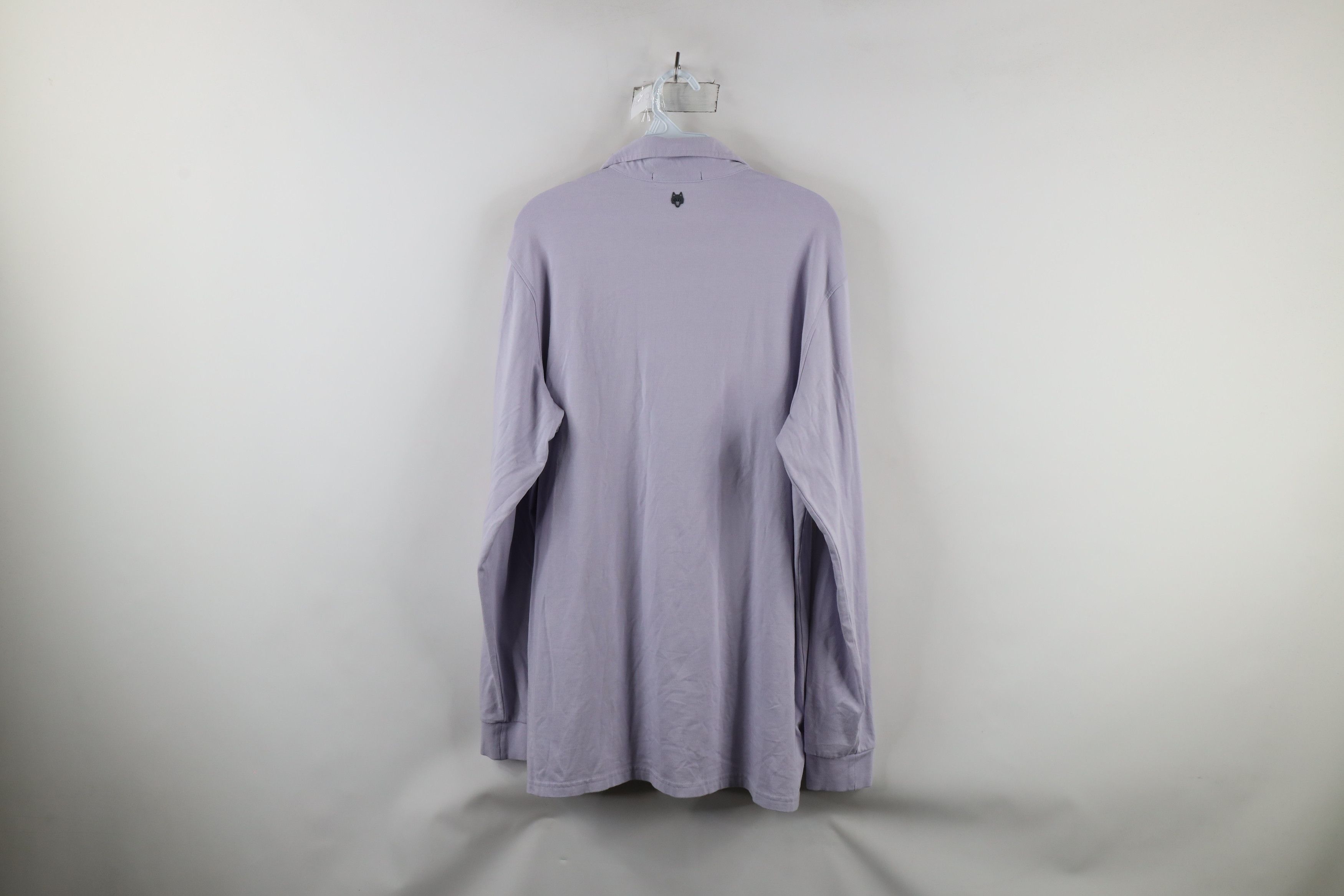 Vintage Greyson Clothiers Long Sleeve Collared Golf Polo Purple Size US L / EU 52-54 / 3 - 9 Thumbnail