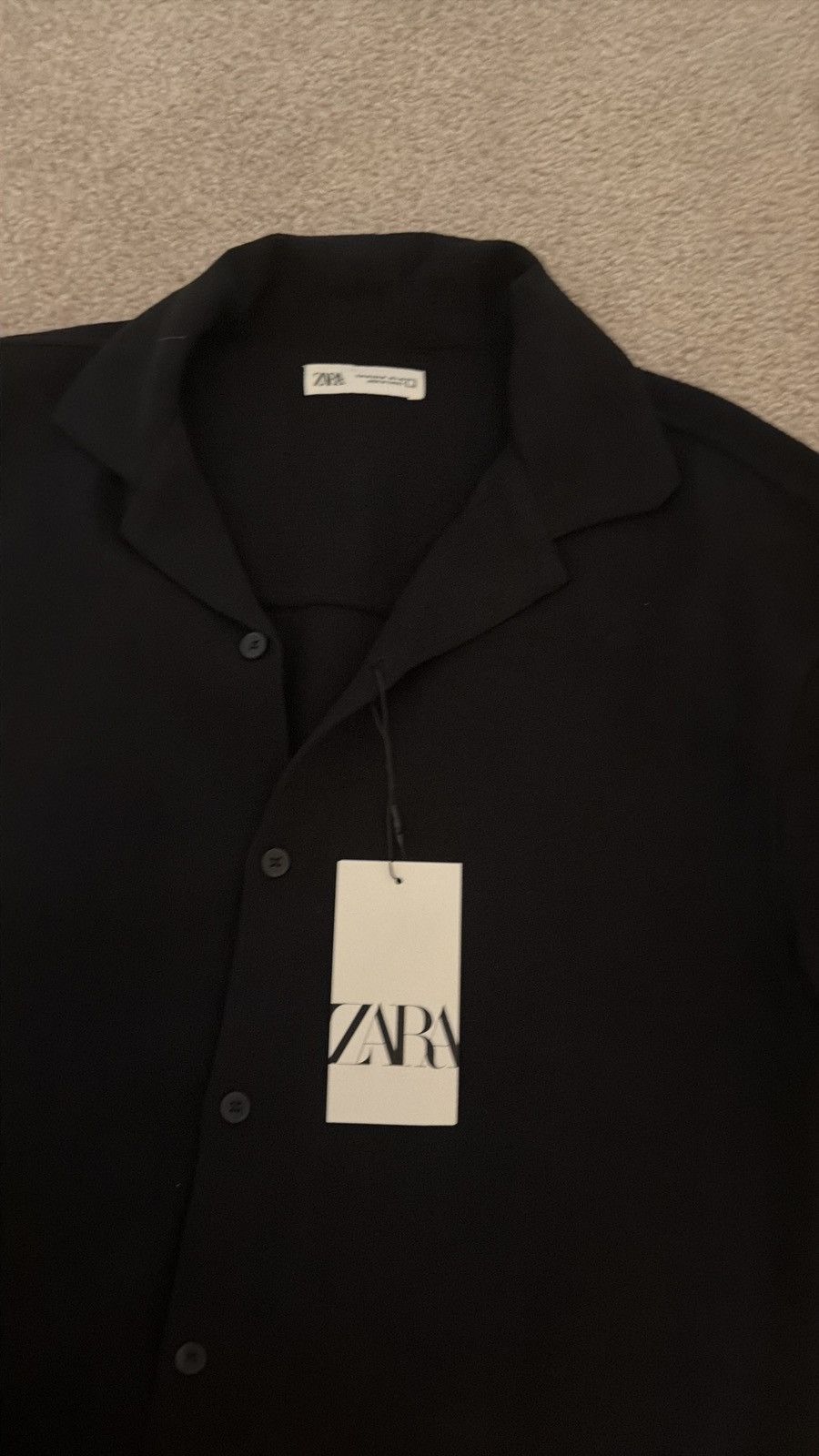 Zara Black zara men shirt size M Size US M / EU 48-50 / 2 - 2 Thumbnail