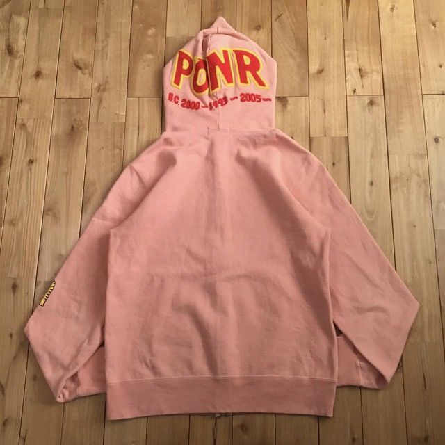 Bape Salmon Color Shark Full Zip Hoodie BAPE a bathing ape PONR Size US L / EU 52-54 / 3 - 2 Thumbnail