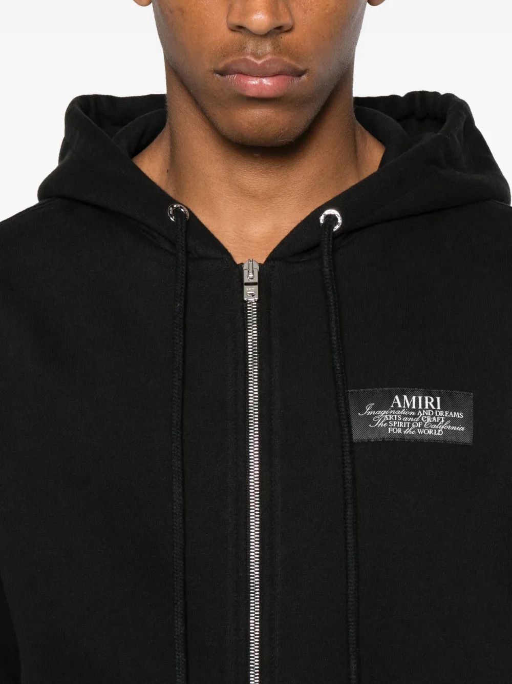 Amiri os11x0326 Spirit Zip Hoodie in Black Size US XL / EU 56 / 4 - 5 Thumbnail