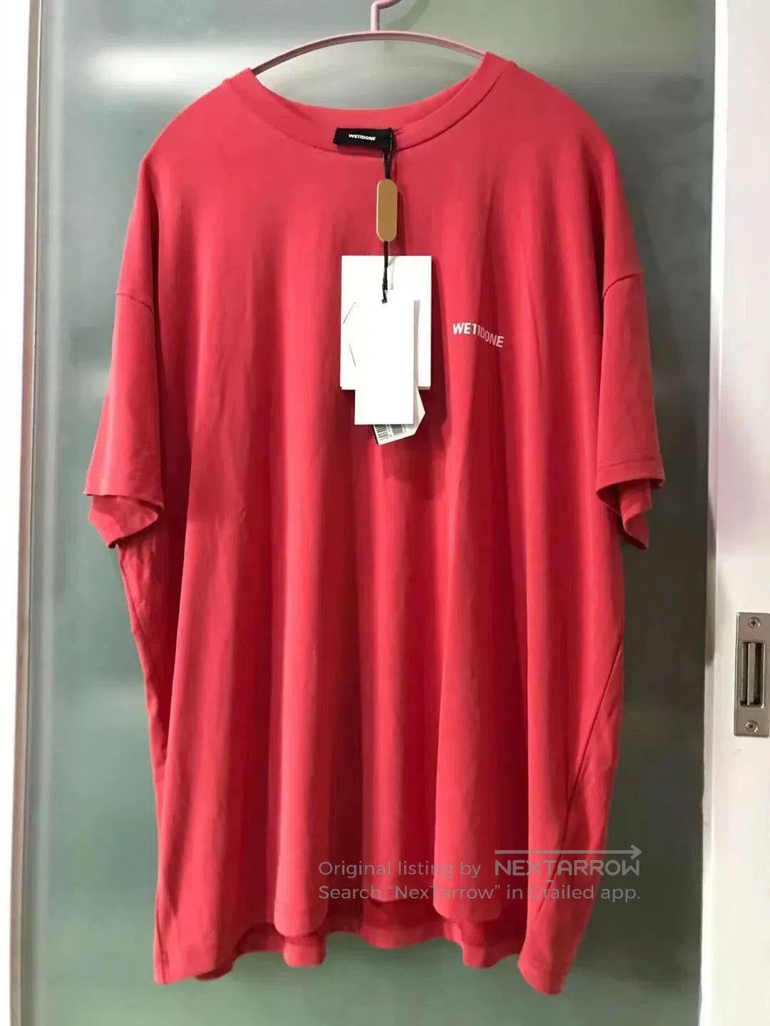 WE11DONE we11done watermelon red short sleeve t-shirt. Size XXS / US 00 / IT 34 - 1 Thumbnail
