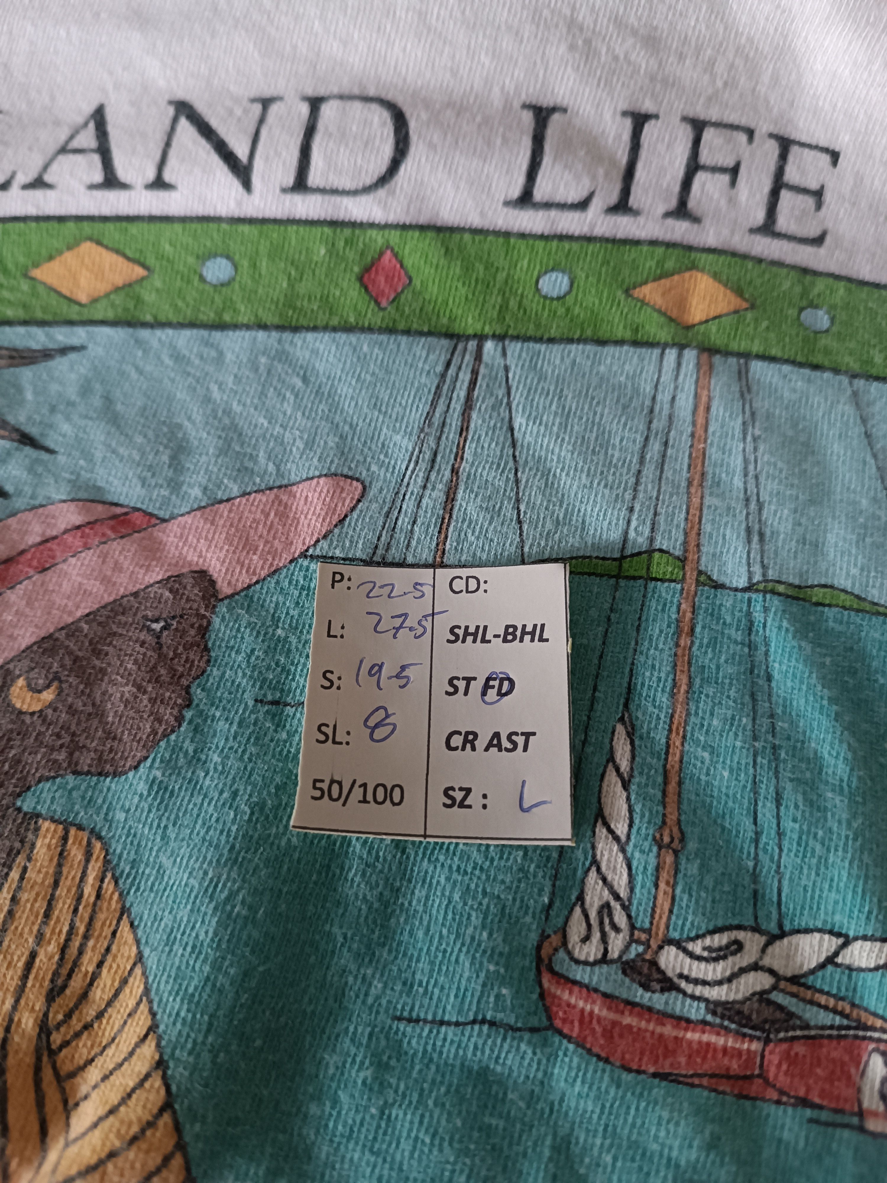 Vintage VINTAGE 90'S ISLAND LIFE ST MARTIN ART TEE VERY RARE Size US L / EU 52-54 / 3 - 18 Thumbnail