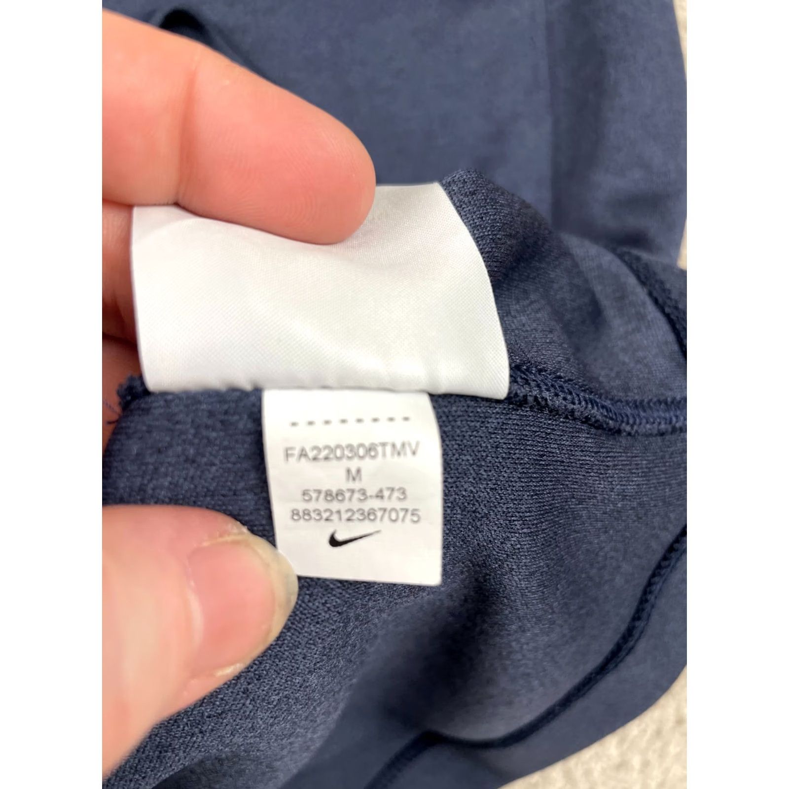 Nike Nike Golf Pullover Mens Medium Navy Blue 1/2 Zip Cover Up Sweater Size US M / EU 48-50 / 2 - 6 Thumbnail