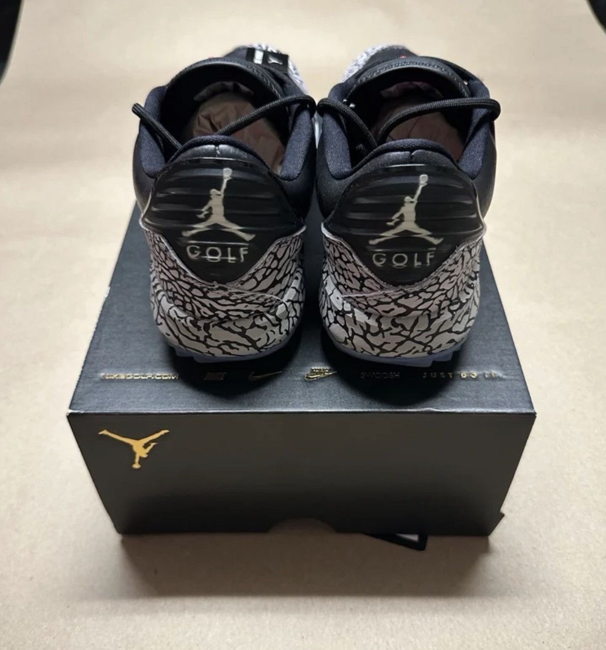 Jordan Brand Nike Air Jordan ADG Black Cement men’s sz 7.5 golf shoes NEW Size US 7.5 / EU 40-41 - 4 Thumbnail