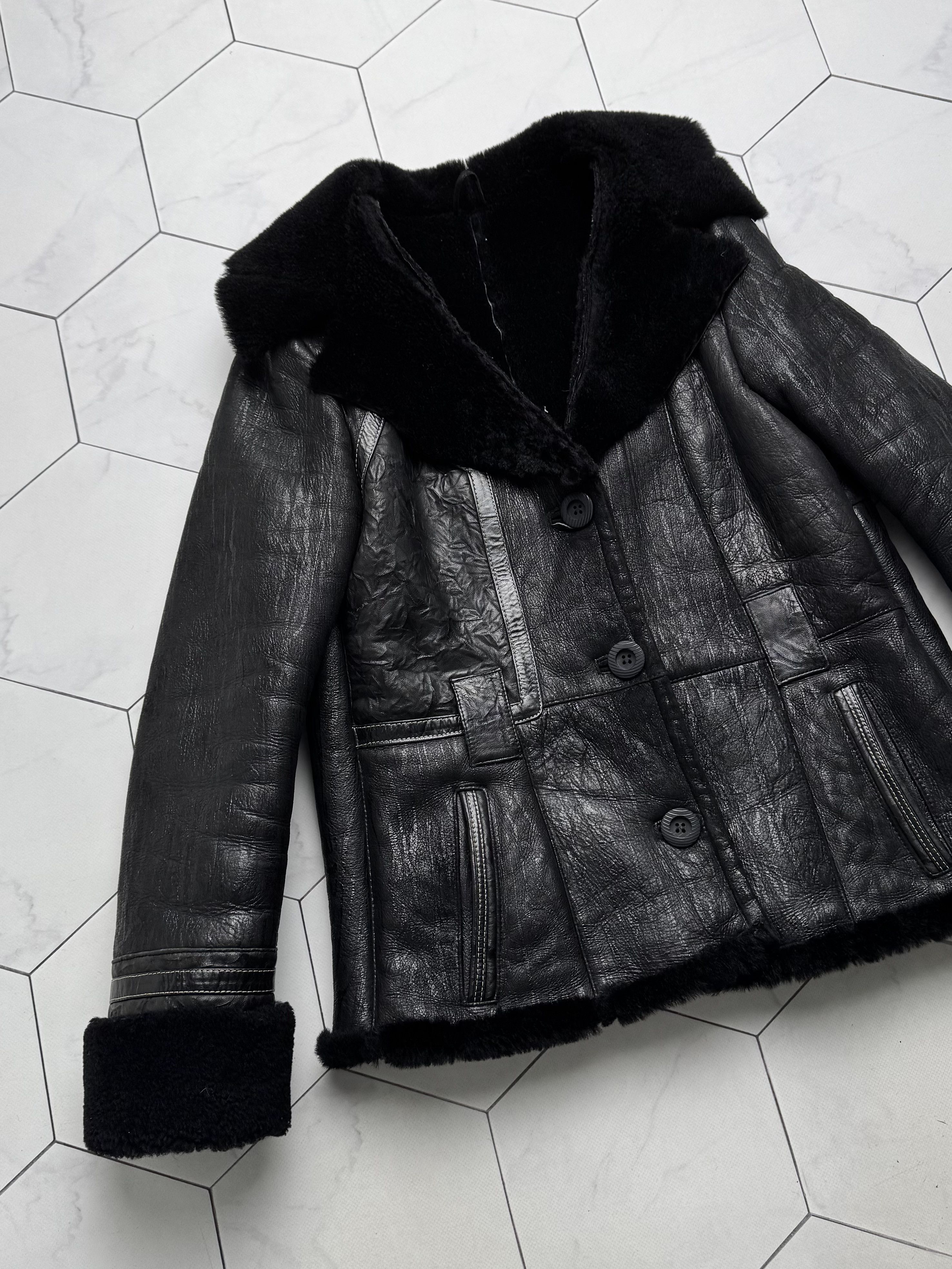 Vintage Vintage Real Sheepskin Jacket (B550) Size S / US 4 / IT 40 - 6 Thumbnail