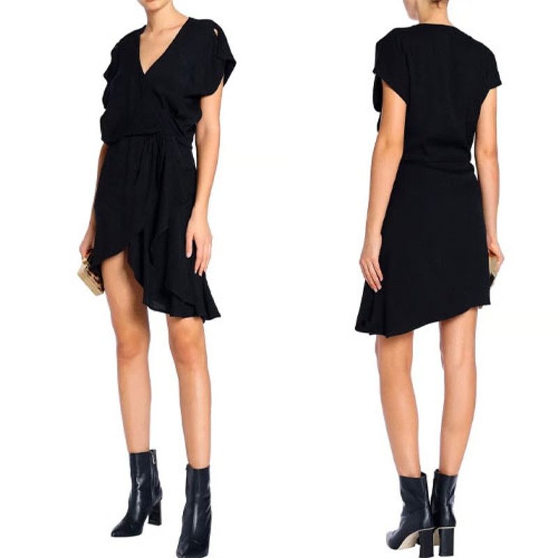 Iro IRO Tralor Wrap Mini Dress - Size 36/US 4 Size S / US 4 / IT 40 - 2 Thumbnail