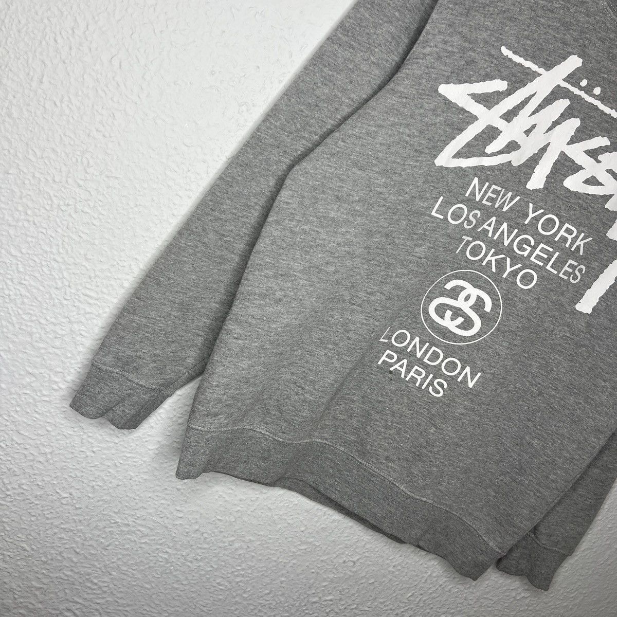 Stussy Vintage Stussy Sweatshirt Double Sided Print World Tour Size US M / EU 48-50 / 2 - 3 Thumbnail