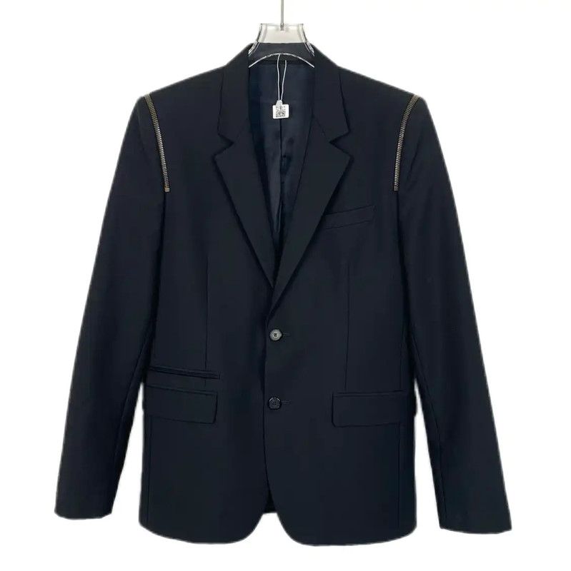 Givenchy Givenchy Black Wool Men's Jacket 0089 Size US S / EU 44-46 / 1 - 1 Thumbnail