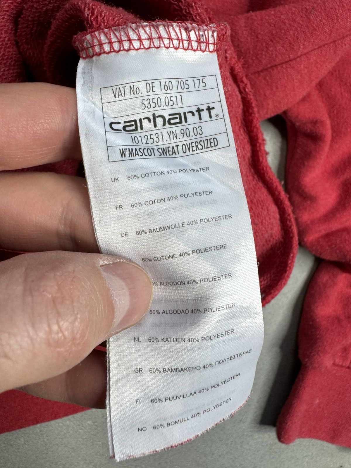 Carhartt × Carhartt Wip × Vintage Vintage Carhartt Sweater Size US S / EU 44-46 / 1 - 4 Thumbnail