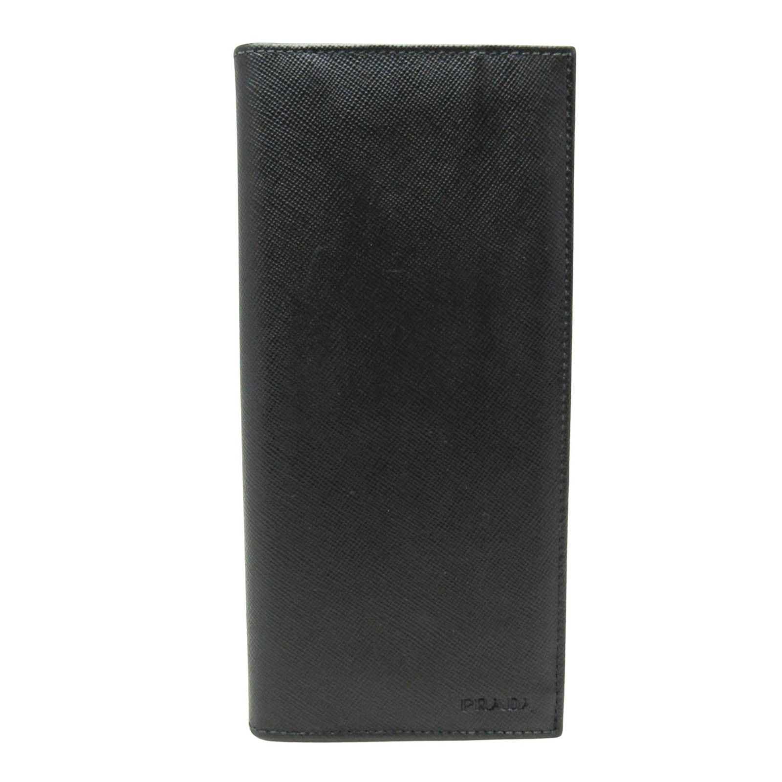 Prada Black Leather Wallet