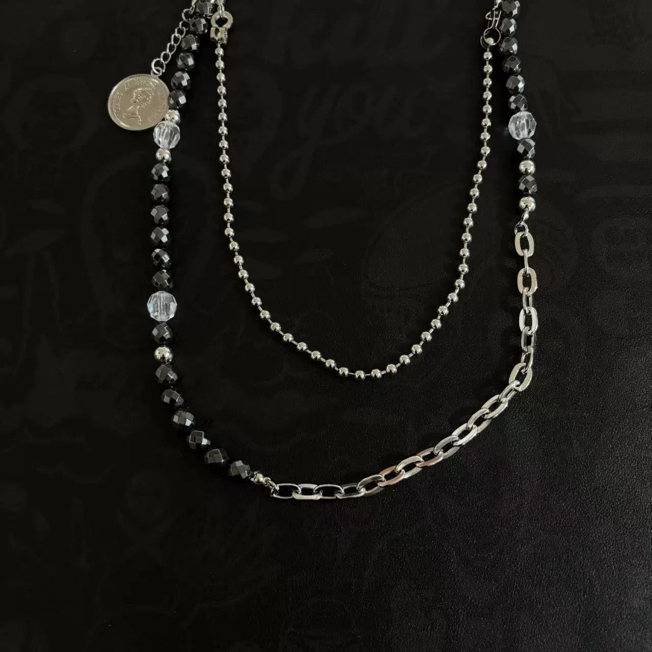 Vintage Retro hip-hop punk style jeans waist chain Size ONE SIZE - 4 Thumbnail