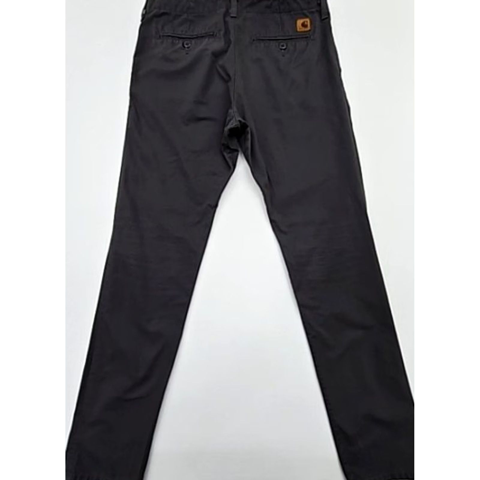 Carhartt Carhartt Black Work Pants Big & Tall 33x34 Straight Logo Patch Mens Size US 33 - 2 Thumbnail