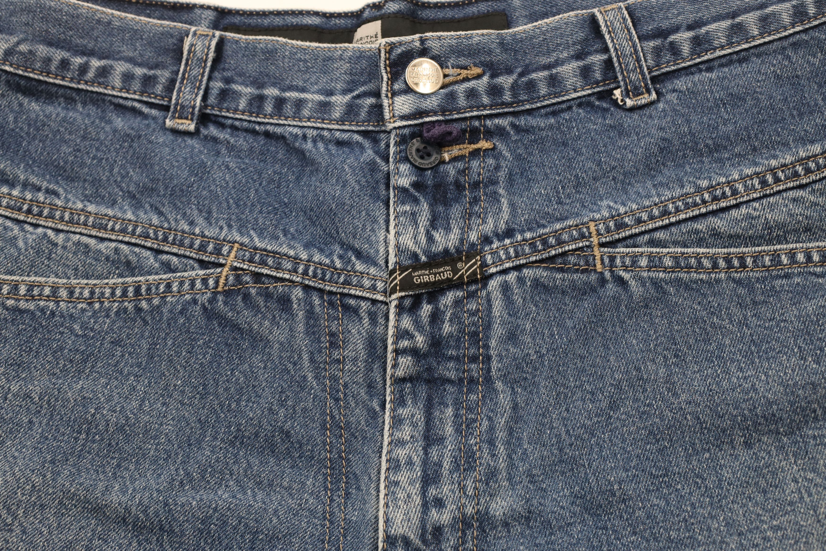 Marithe + Francois Girbaud × Vintage Vintage 90s Marithe Francois Girbaud Fit Denim Jean Shorts Size US 36 / EU 52 - 6 Thumbnail