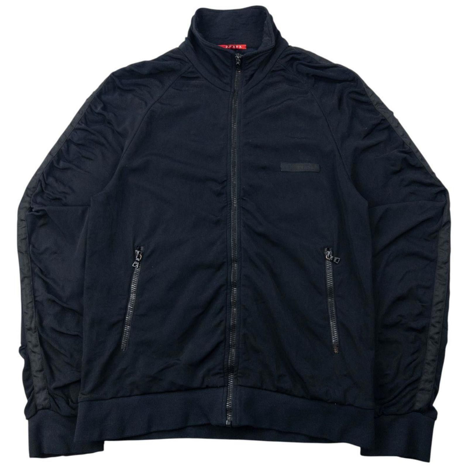 Prada Vintage 2000s Prada Sport Ruched Track Jacket Size M Size US M / EU 48-50 / 2 - 1 Thumbnail