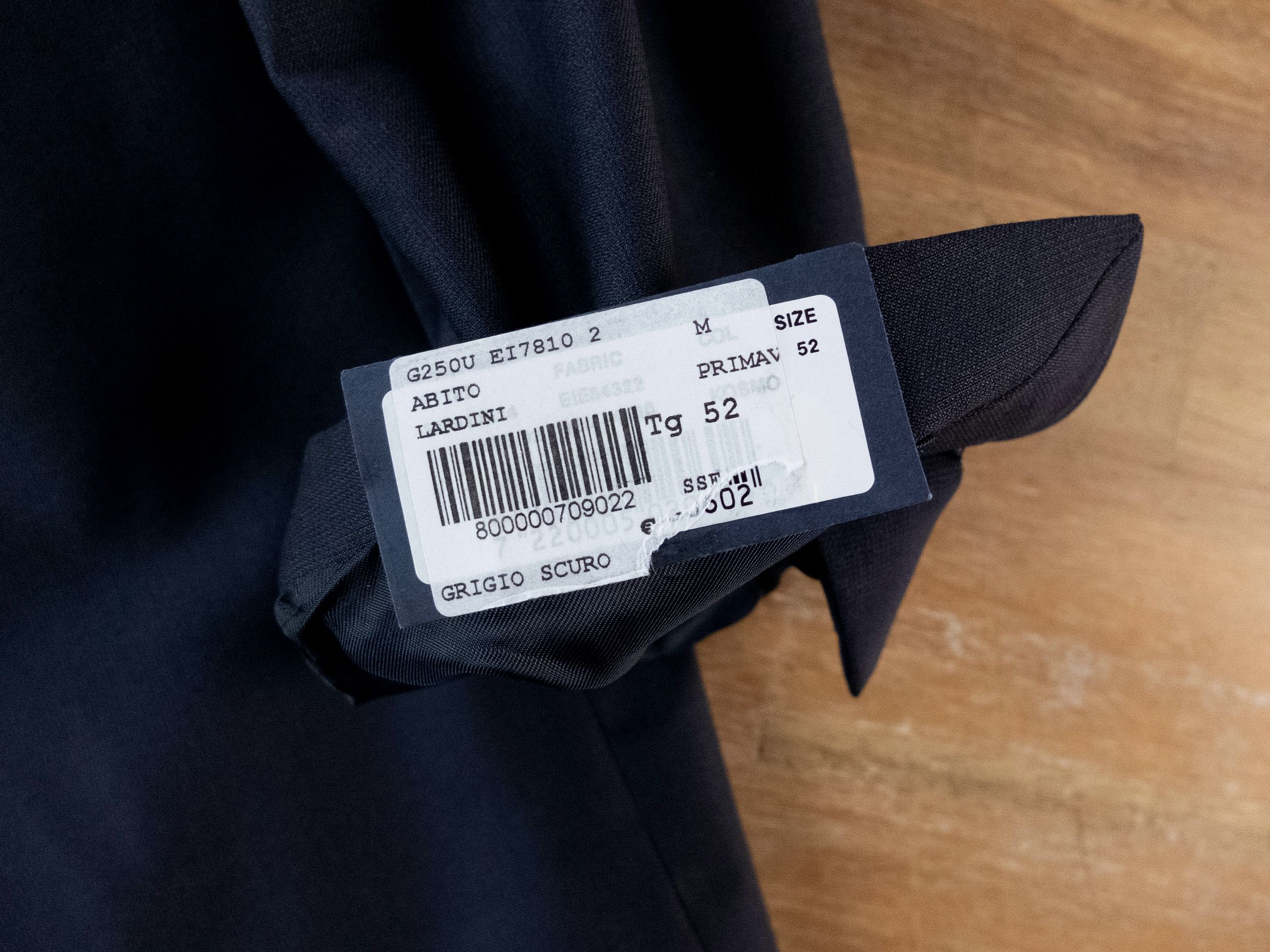 Lardini LARDINI navy blue wool silk 3 piece tuxedo suit Size 42R Size 42R - 7 Thumbnail