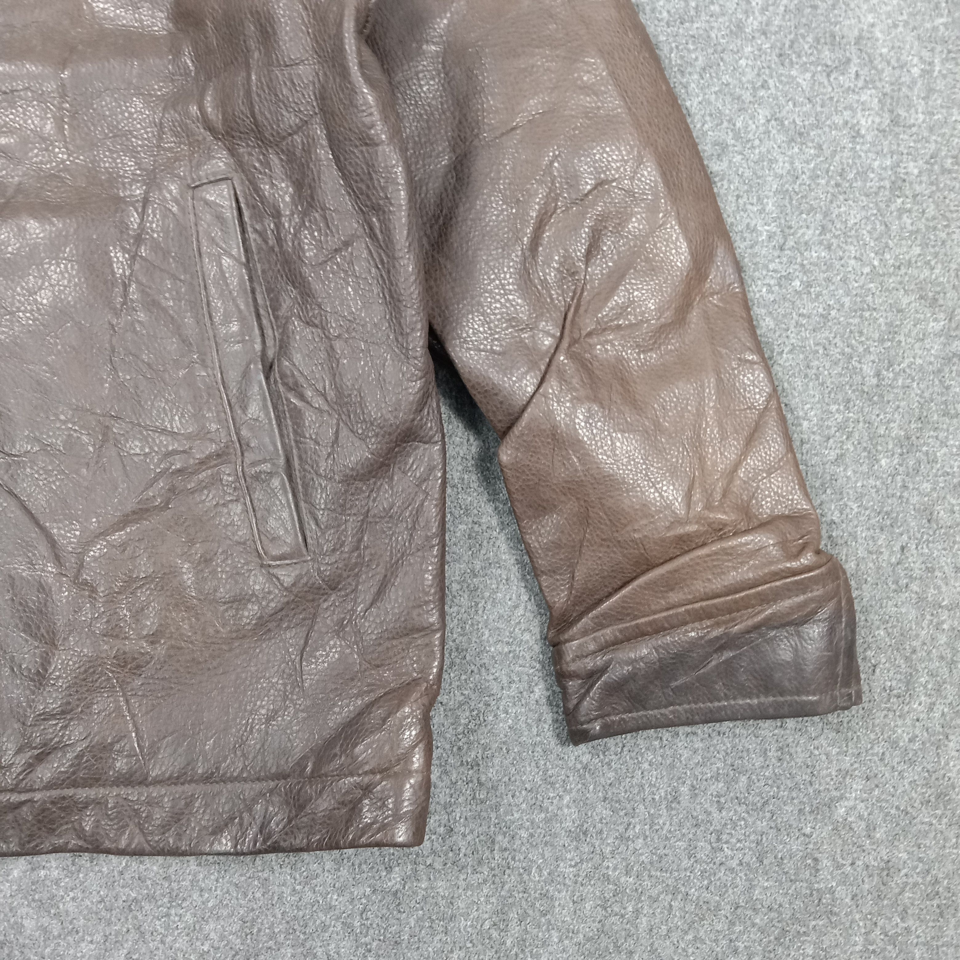 Nautica Nautica Vintage Custom Skeleton Bone Leather Jacket C290N28 Size US M / EU 48-50 / 2 - 4 Thumbnail