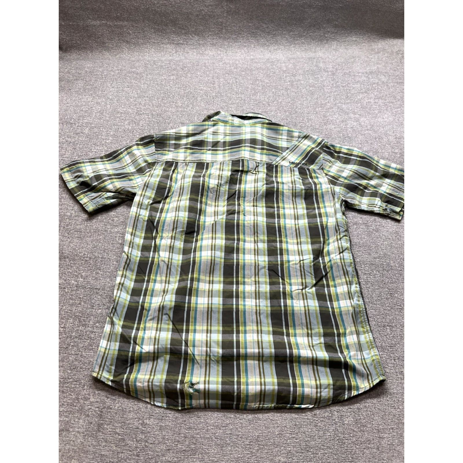 Marmot VINTAGE Marmot Button Up Shirt Mens Small Plaid Short Sleeve Green Size US S / EU 44-46 / 1 - 7 Thumbnail