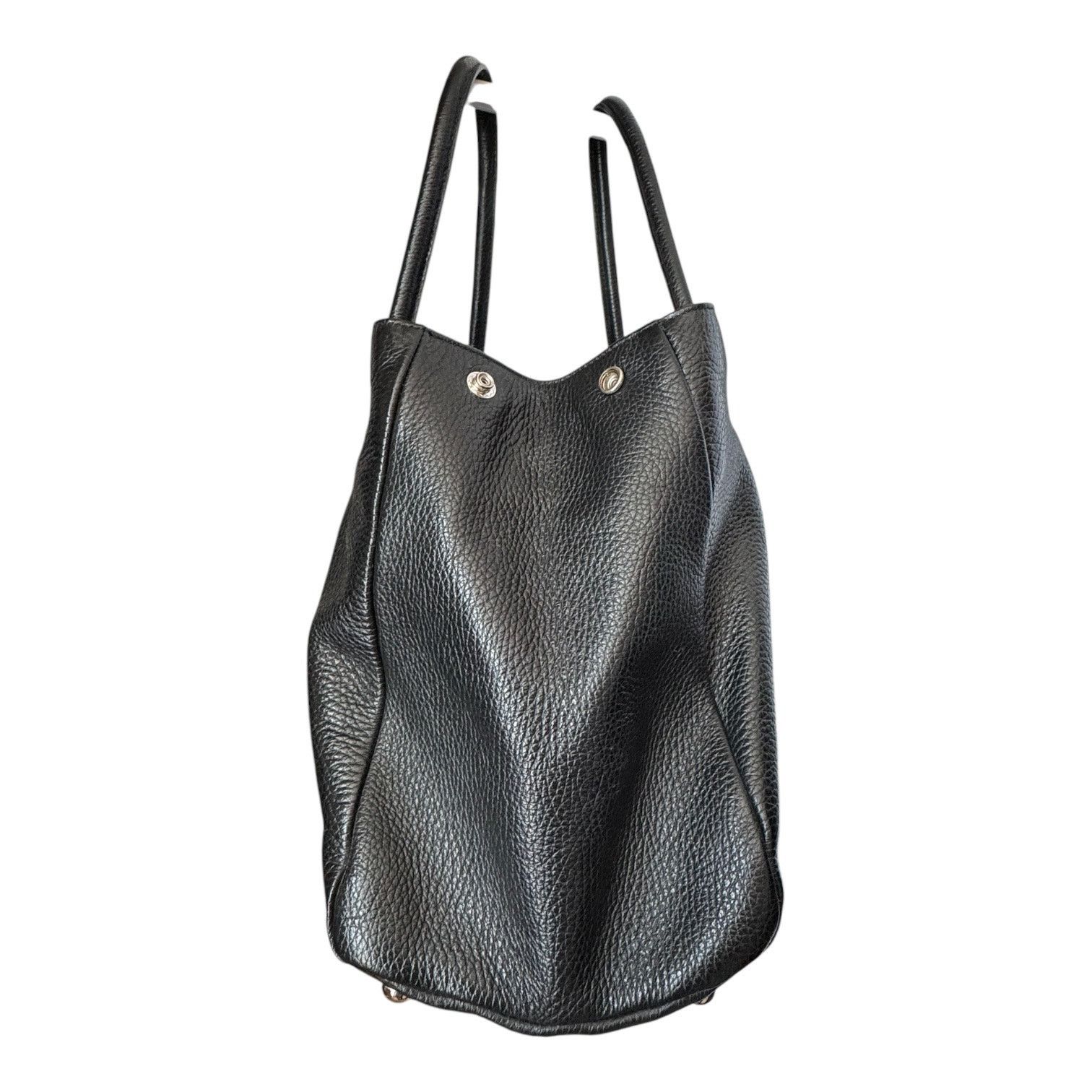 Furla FURLA Black Pebbled Leather Tote shoulder bag Size ONE SIZE - 8 Thumbnail