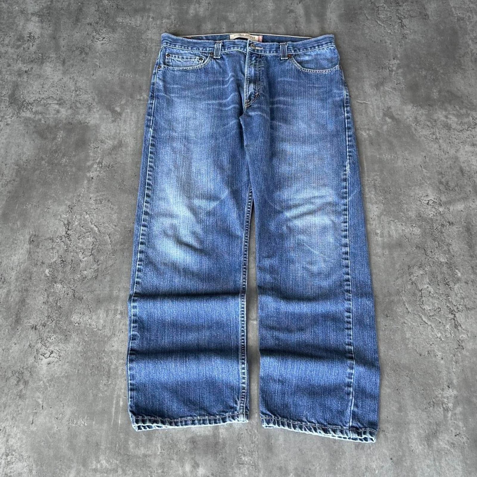 Levi's × Levi's Vintage Clothing × Vintage Vintage Y2K Levi’s 505 Regular Fit Essential Denim Jeans Size US 35 - 2 Thumbnail