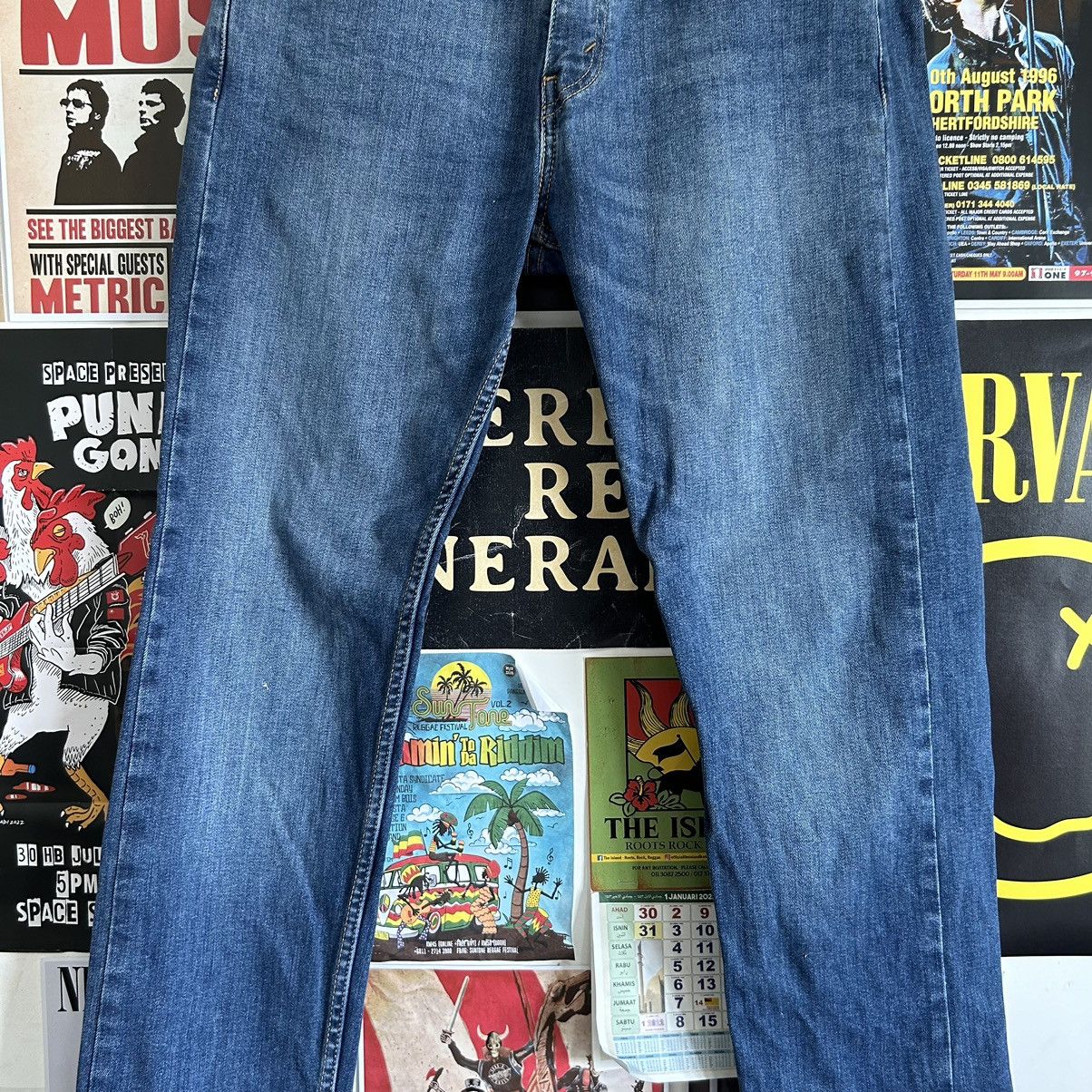 Levi's Levi’s 502 Japanese Distressed Denim Size US 30 / EU 46 - 3 Thumbnail
