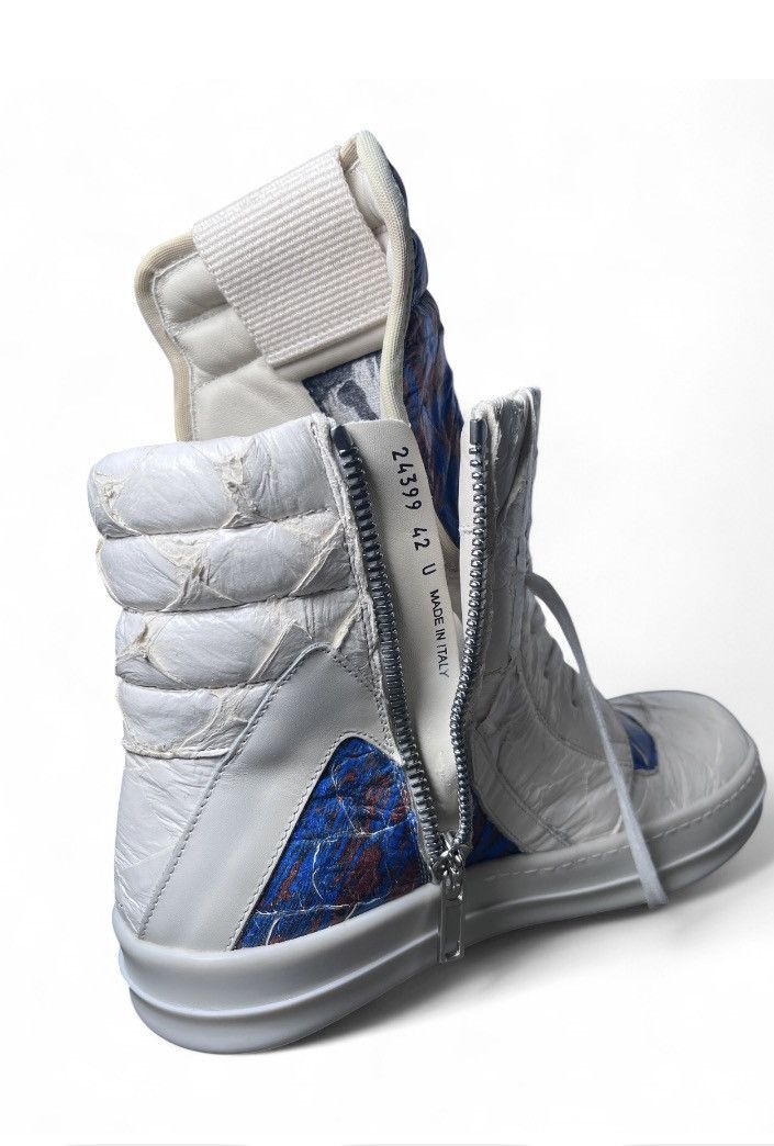 Rick Owens FW20 Rick Owens Pirarucu Geobasket Rust/Nublu Size US 9 / EU 42 - 10 Thumbnail