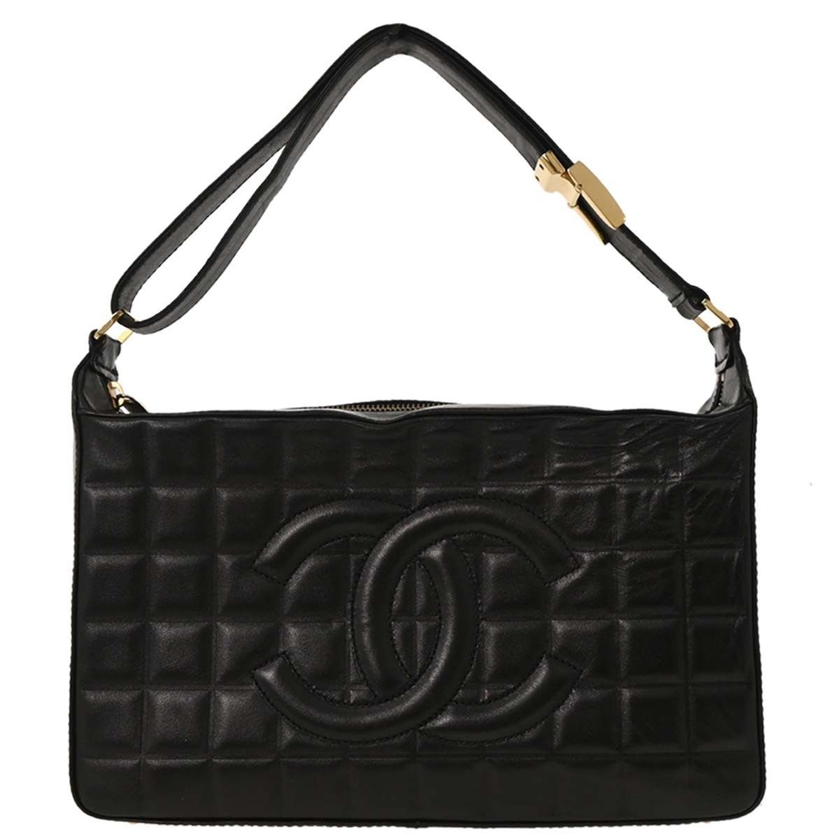 Chanel Chanel Chocolate Bar CC Handbag Quilted Lambskin Size ONE SIZE - 1 Thumbnail