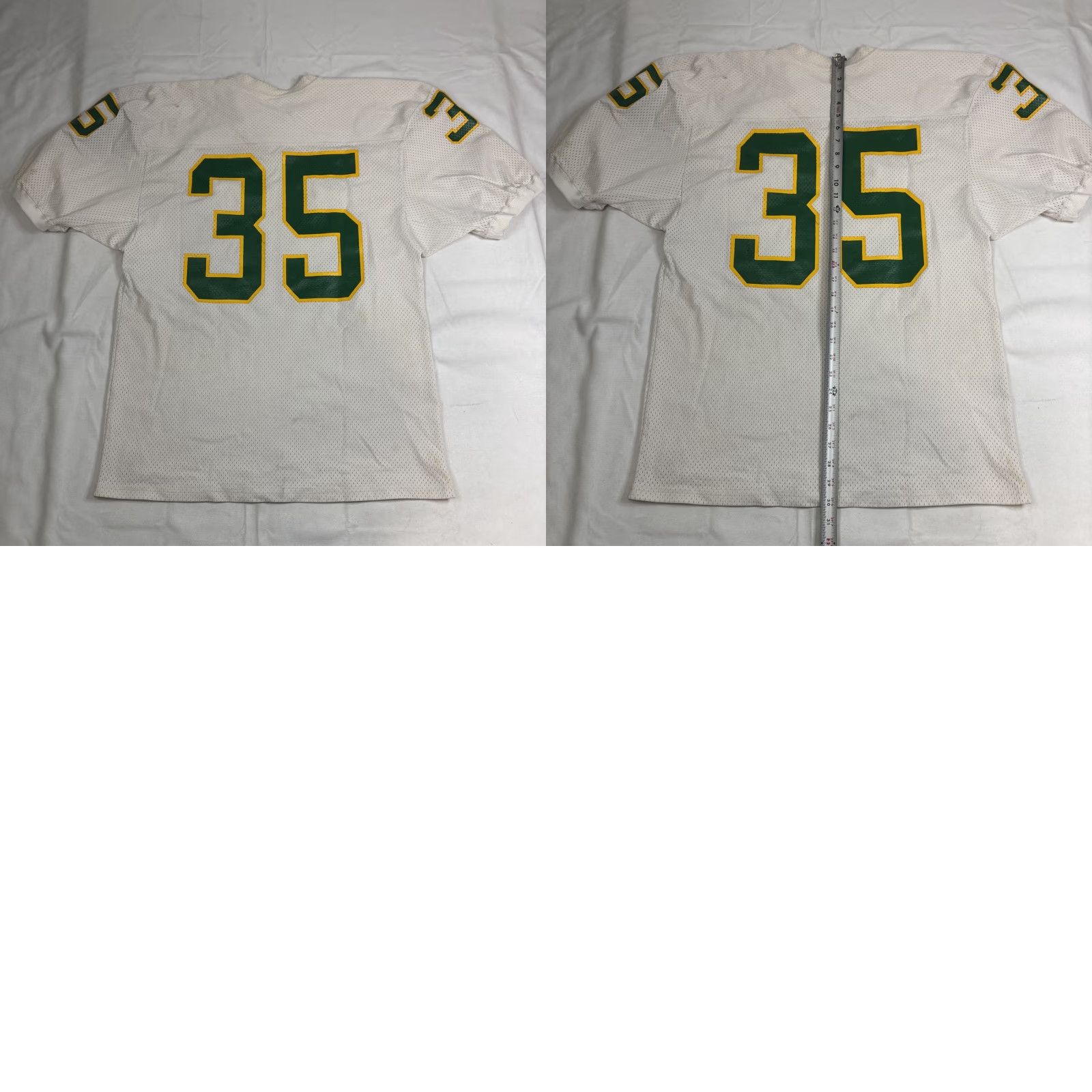 Vintage VINTAGE Ripon Athletic Football Jersey Men XL White #35 Player Style Sleeves Size US XL / EU 56 / 4 - 8 Thumbnail