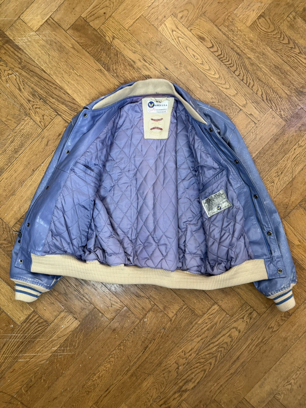 Avirex Vintage 1980s Avirex Special Cadet leather bomber jacket Size US S / EU 44-46 / 1 - 11 Thumbnail