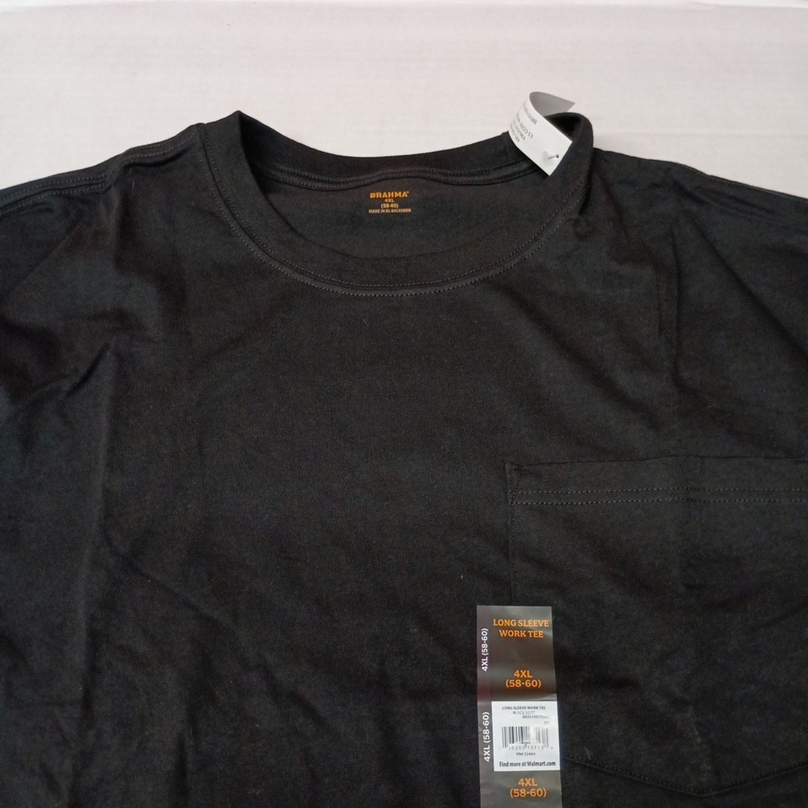 Other 2 Brahma Long Sleeve Work T-Shirt 4XL 58-60 Black Pocket Size US XXL / EU 58 / 5 - 4 Thumbnail