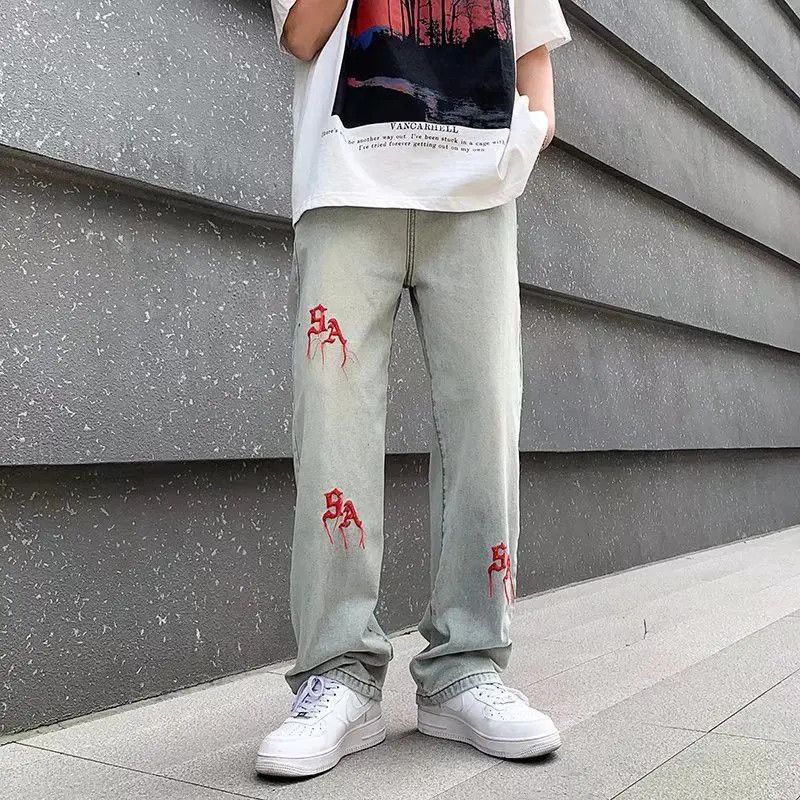 Japanese Brand Retro straight casual jeans Size US 32 / EU 48 - 4 Thumbnail