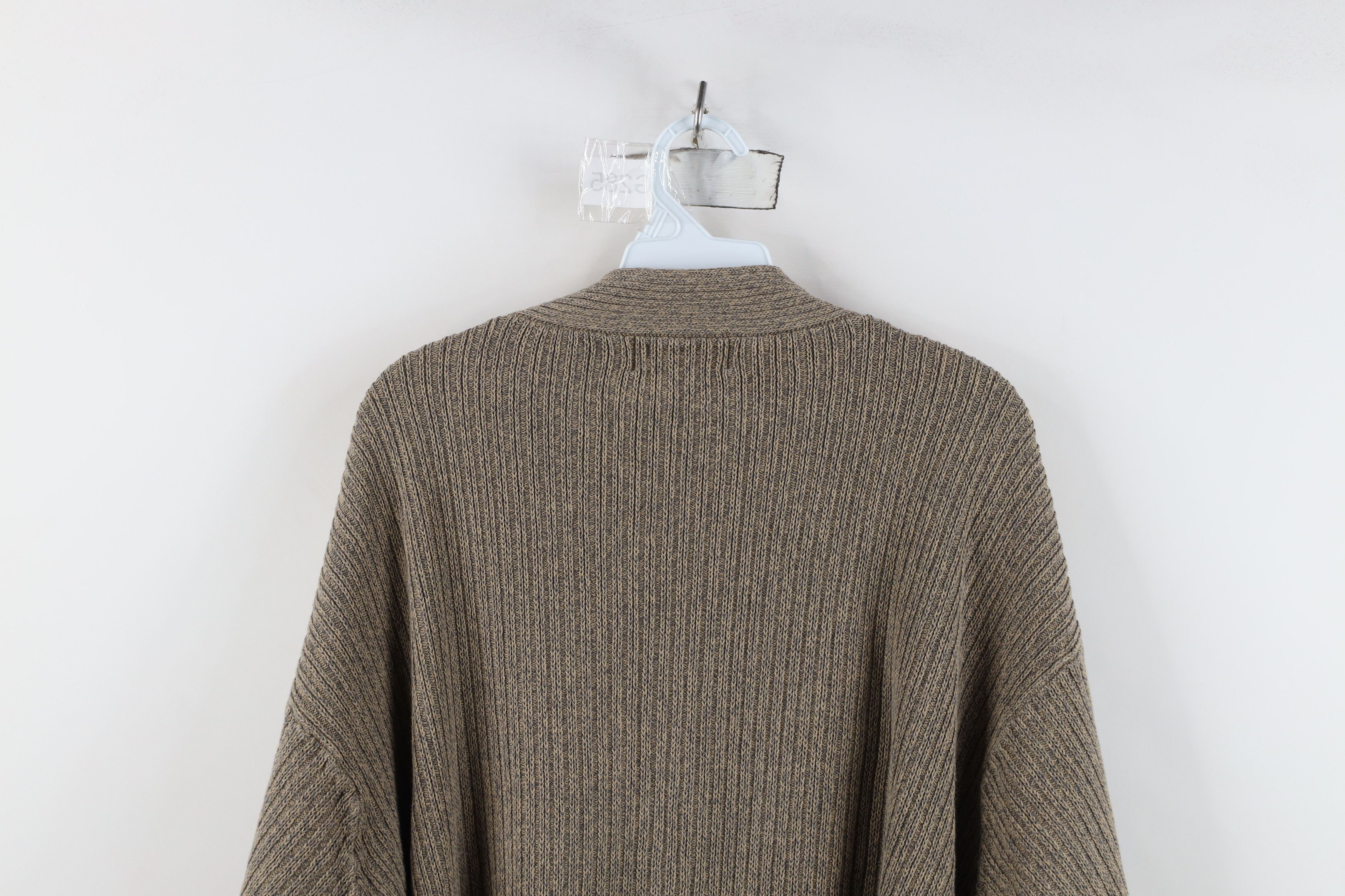 Eddie Bauer Vintage 90s Eddie Bauer Heavyweight Ribbed Sweater Beige Size US XL / EU 56 / 4 - 8 Thumbnail
