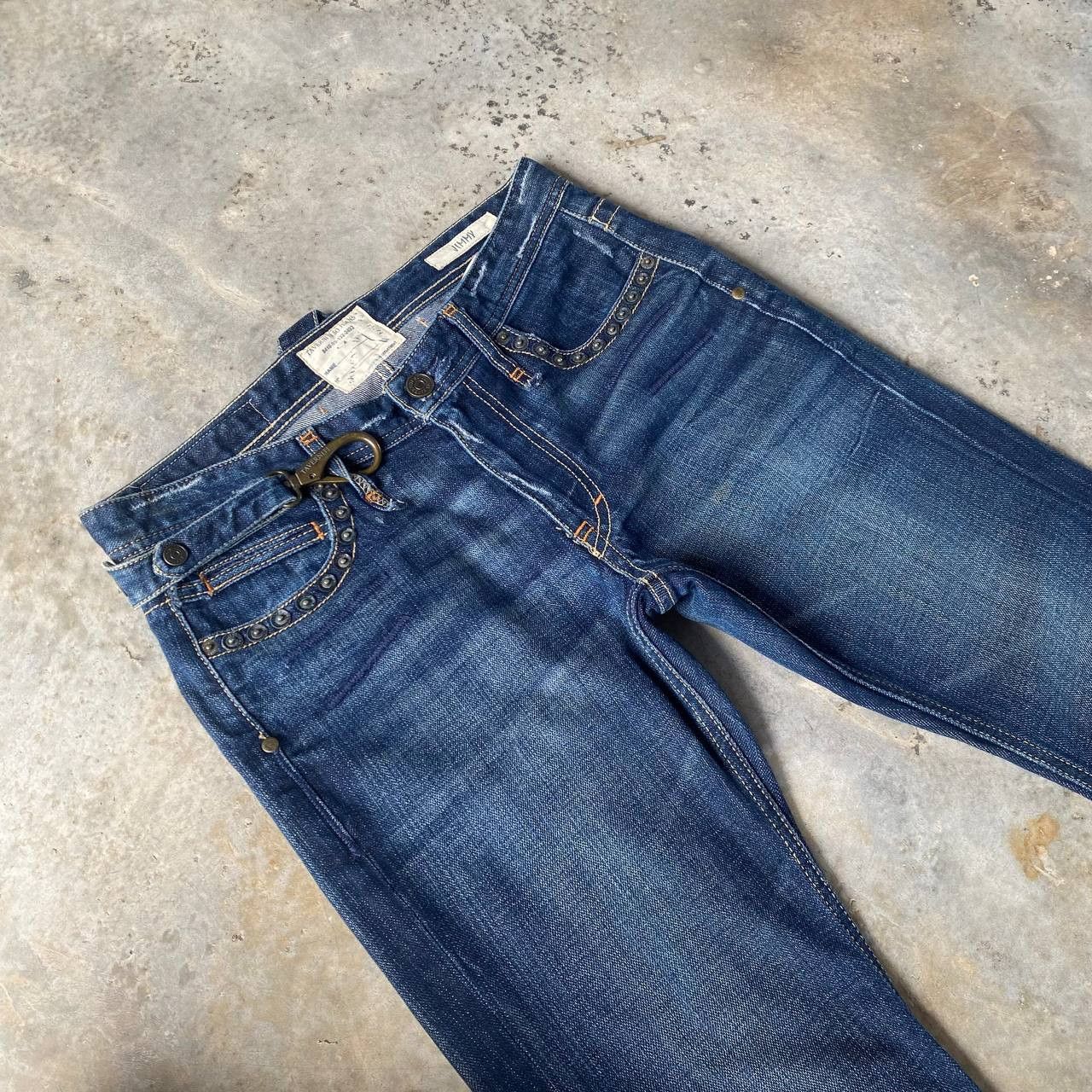 Jimmy Taverniti Archival Y2K Jimmy Taverniti So Jeans Studded Denim Size US 31 - 5 Thumbnail