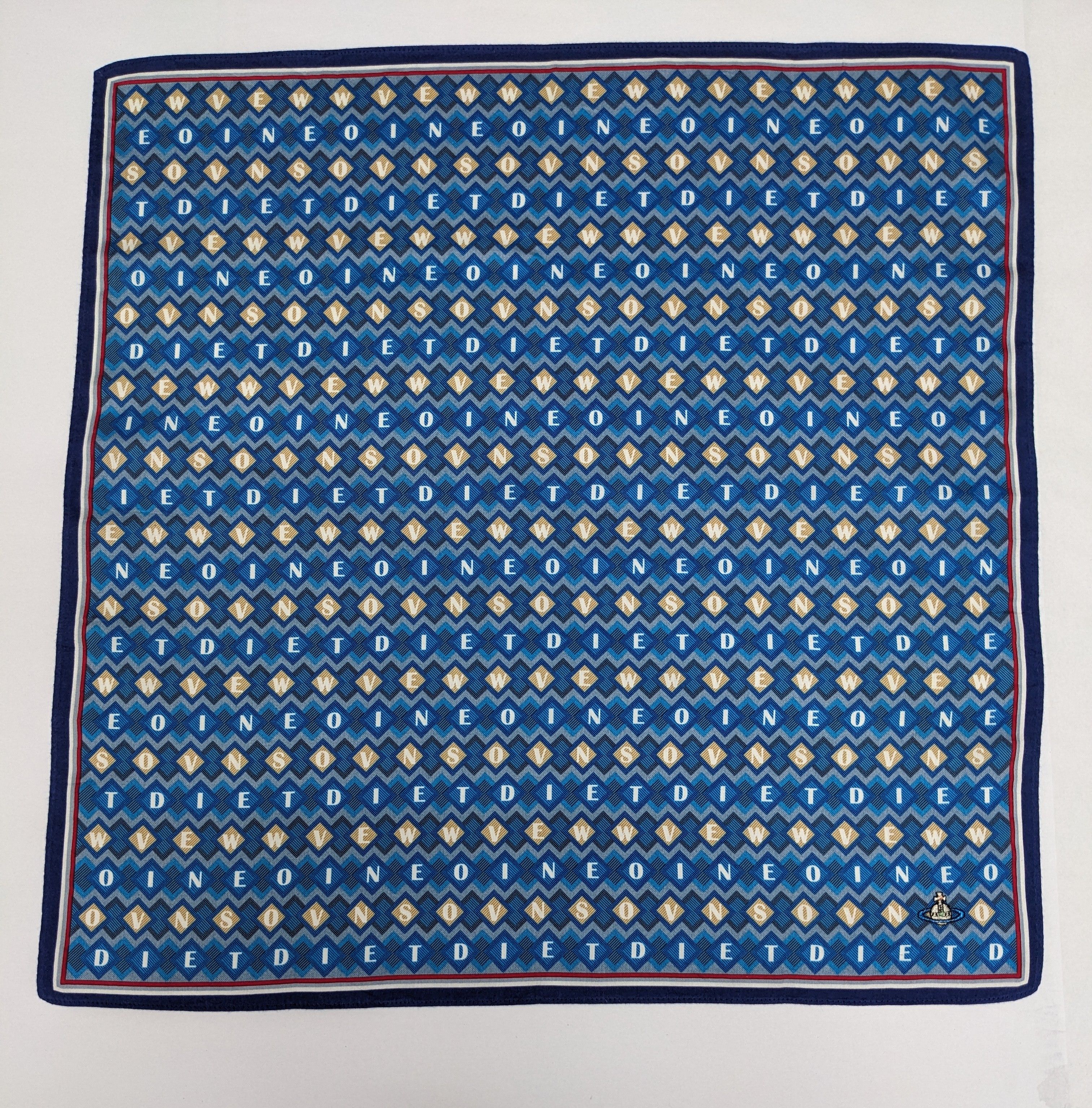 Vivienne Westwood VIVIENNE WESTWOOD Orb Logo Blue Chevron Name Spellout Size ONE SIZE - 3 Thumbnail