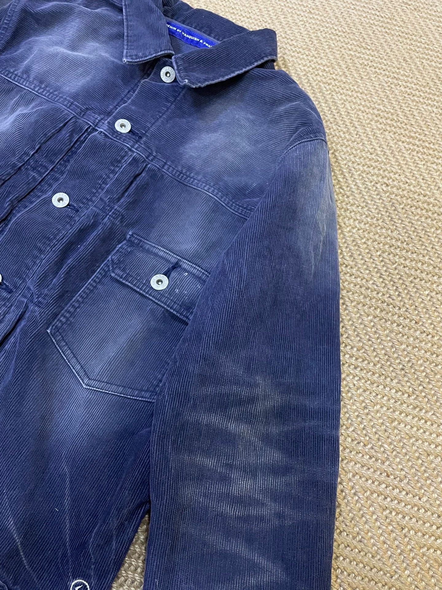 Fragment Design FRAGMENT x VANQUISH Washed Corduroy Jacket M Lightning Blue Size US M / EU 48-50 / 2 - 5 Thumbnail