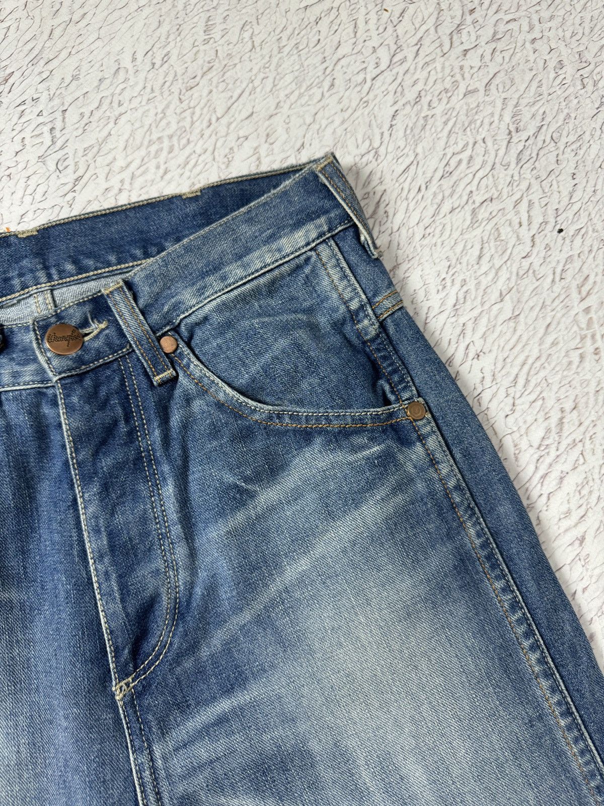 Vintage Wrangler Shaft jeans vintage banana tapered style Size US 28 / EU 44 - 8 Thumbnail