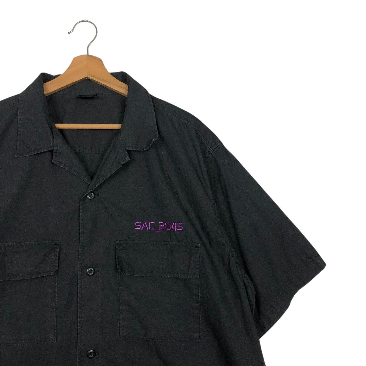 Cartoon Network 🔥VINTAGE BOWLING SHIRT BUTTON UPS GHOST IN THE SHELL Size US XXL / EU 58 / 5 - 8 Thumbnail
