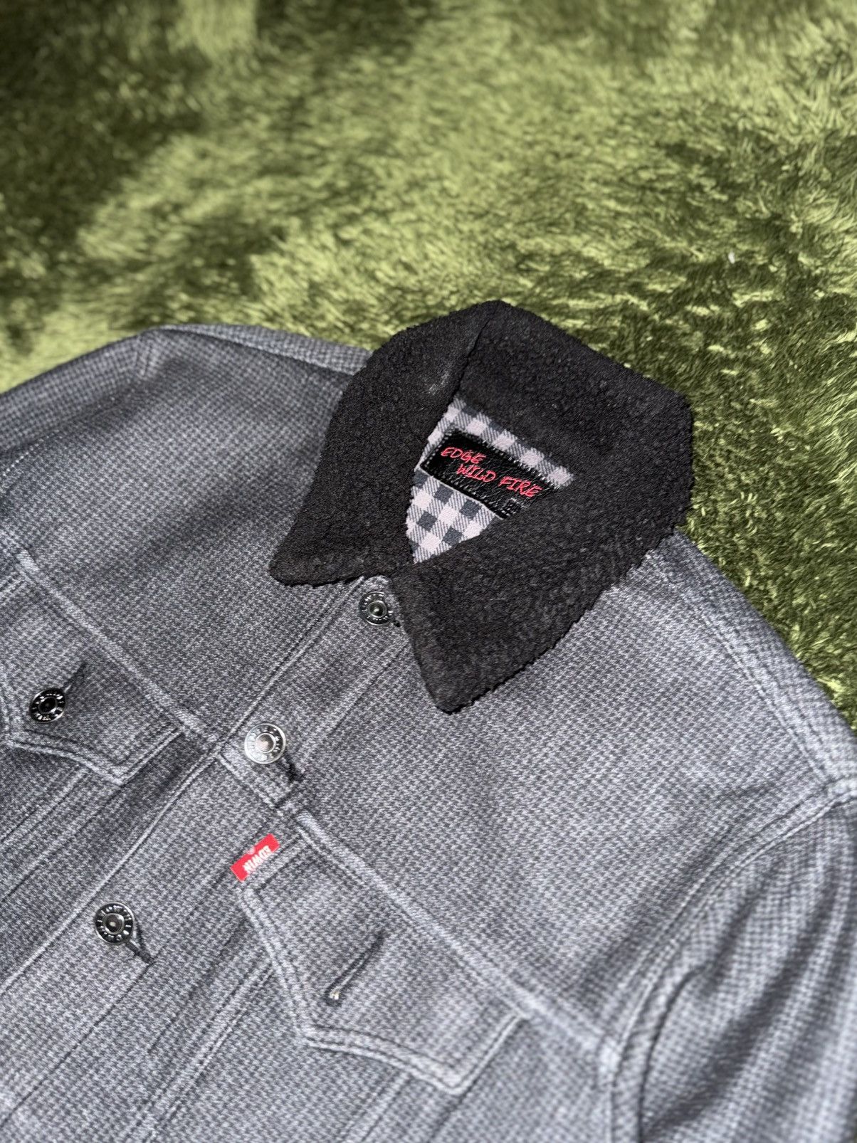 Edwin [XL] Edwin Japan Boa Collar Trucker Jacket Size US XL / EU 56 / 4 - 2 Thumbnail