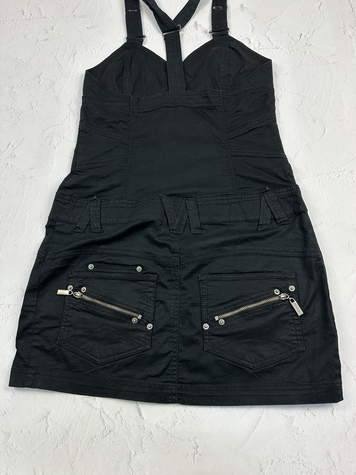 Japanese Brand × Vintage Vintage Black Denim Dress Size XS / US 0-2 / IT 36-38 - 6 Thumbnail