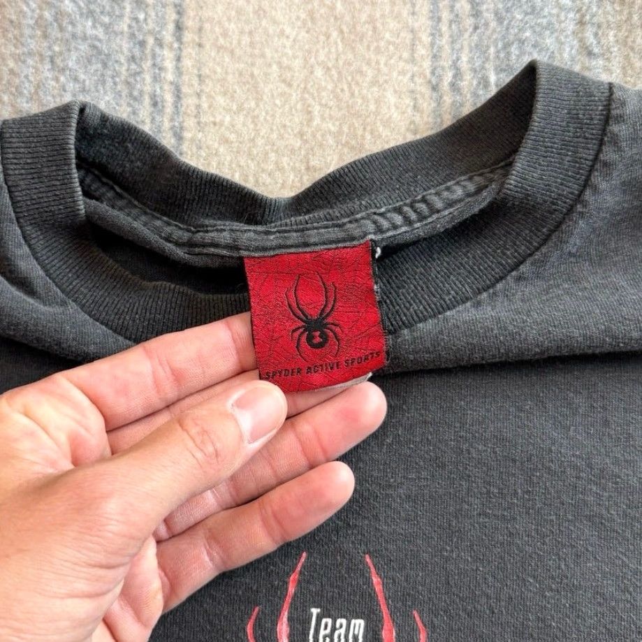 Spyder VINTAGE Spyder Long Sleeve T-Shirt XL Men 90s Skiing Baphomet Rare Black 1990s 90s SKiing Winter Mens Size US XL / EU 56 / 4 - 3 Thumbnail