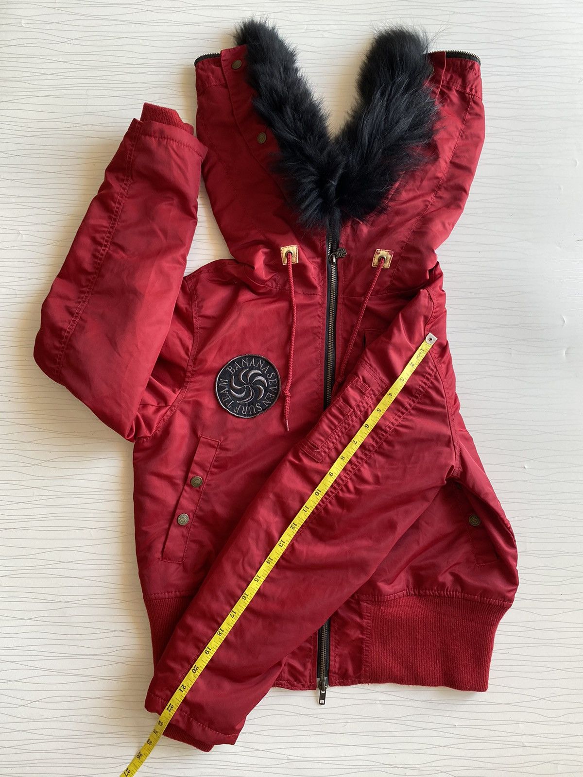 If Six Was Nine × Japanese Brand × Levi's RARE BANANA SEVEN FUR N2B BOMBER JACKET Size US XS / EU 42 / 0 - 23 Thumbnail