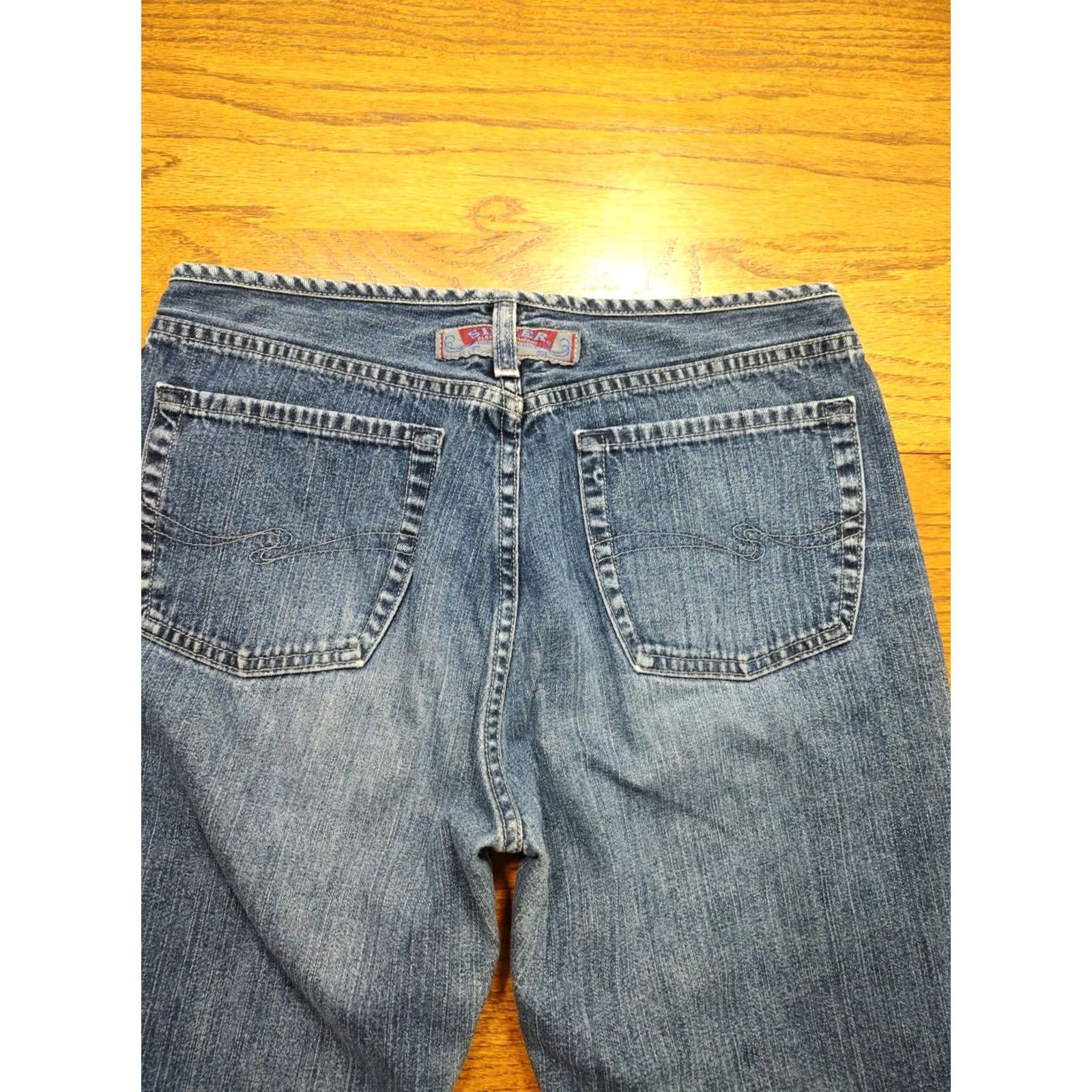 Silver Jeans Co. VINTAGE Silver Jeans Womens 30 X 30 Blue Light Wash Flare Boot Denim Canada Y2K Size 30" / US 8 / IT 44 - 3 Thumbnail