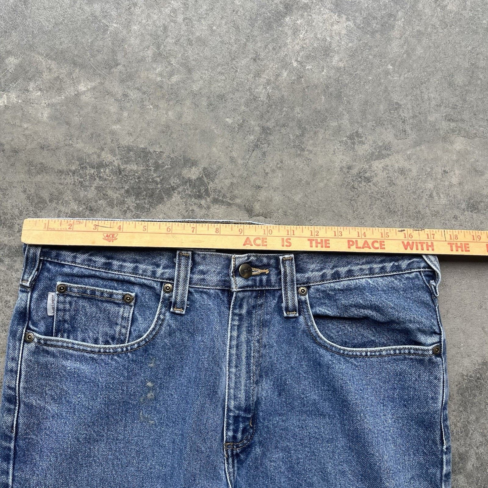 Carhartt Vintage Carhartt Jeans Men’s 34 X 34 Medium Wash Western Wor Size US 34 / EU 50 - 5 Thumbnail