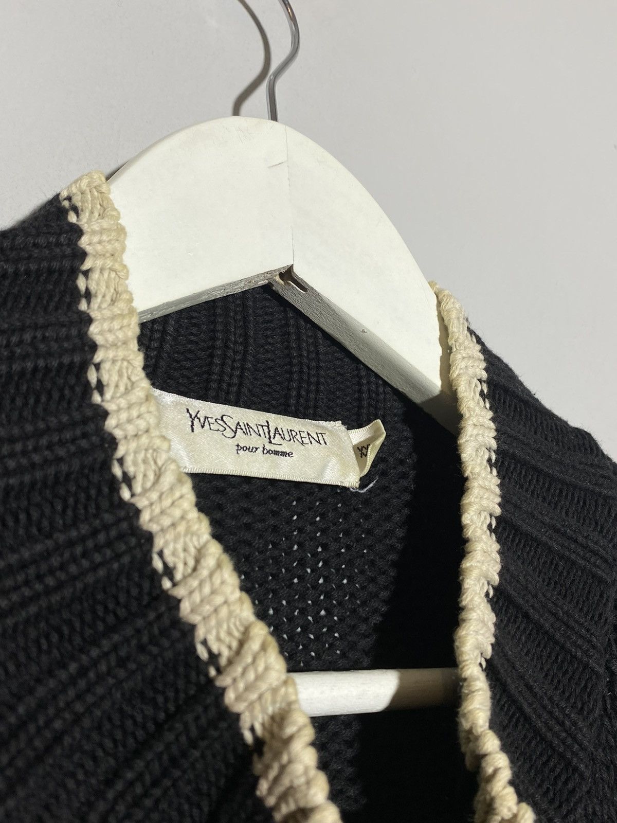 Yves Saint Laurent Vintage YSL Yves Saint Laurent Full Zip Knit Sweater Size US XXL / EU 58 / 5 - 6 Thumbnail
