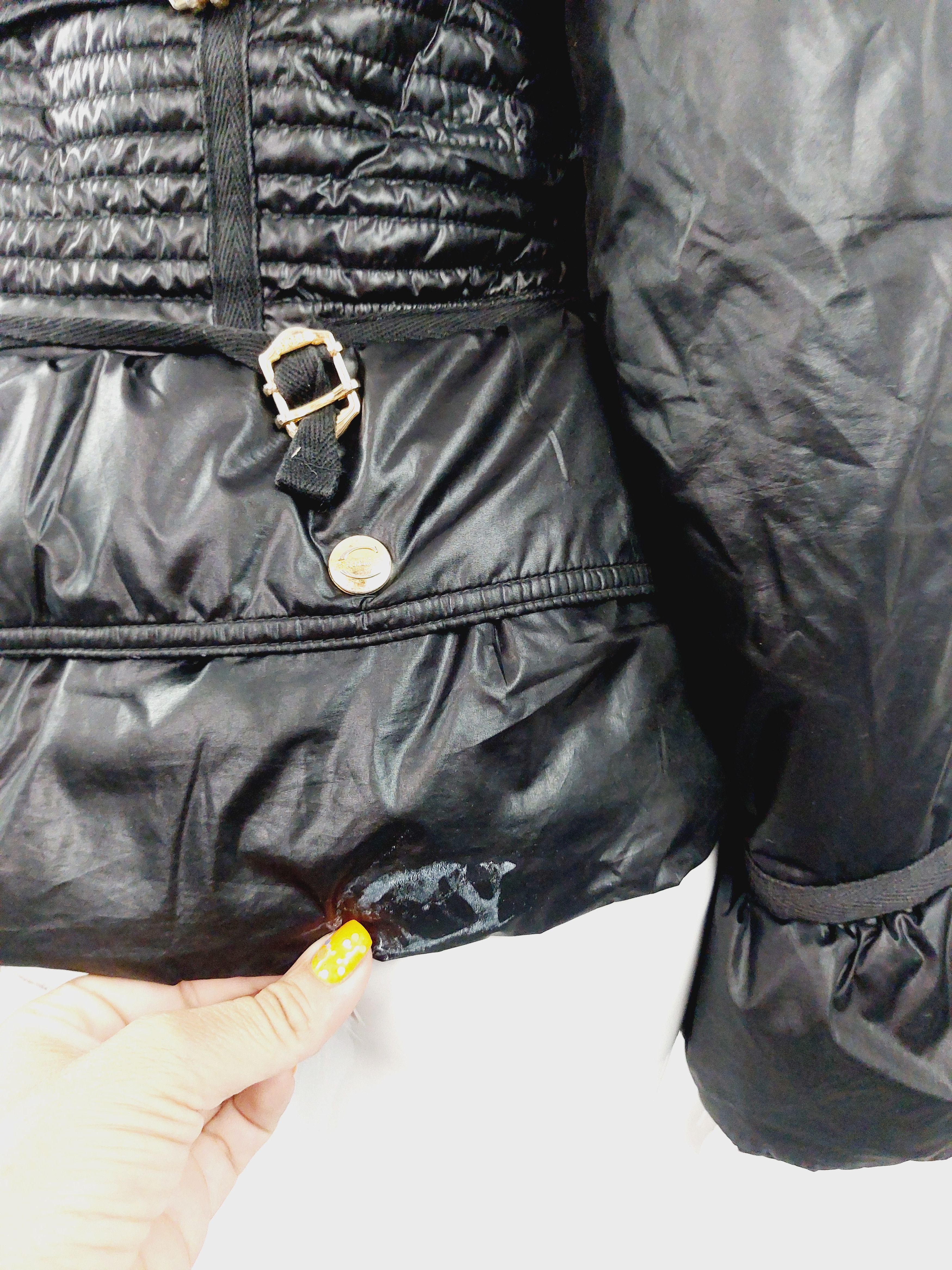 Roberto Cavalli Roberto Cavalli Black Bondage Strap BDSM Puffer Coat Size US S / EU 44-46 / 1 - 16 Thumbnail