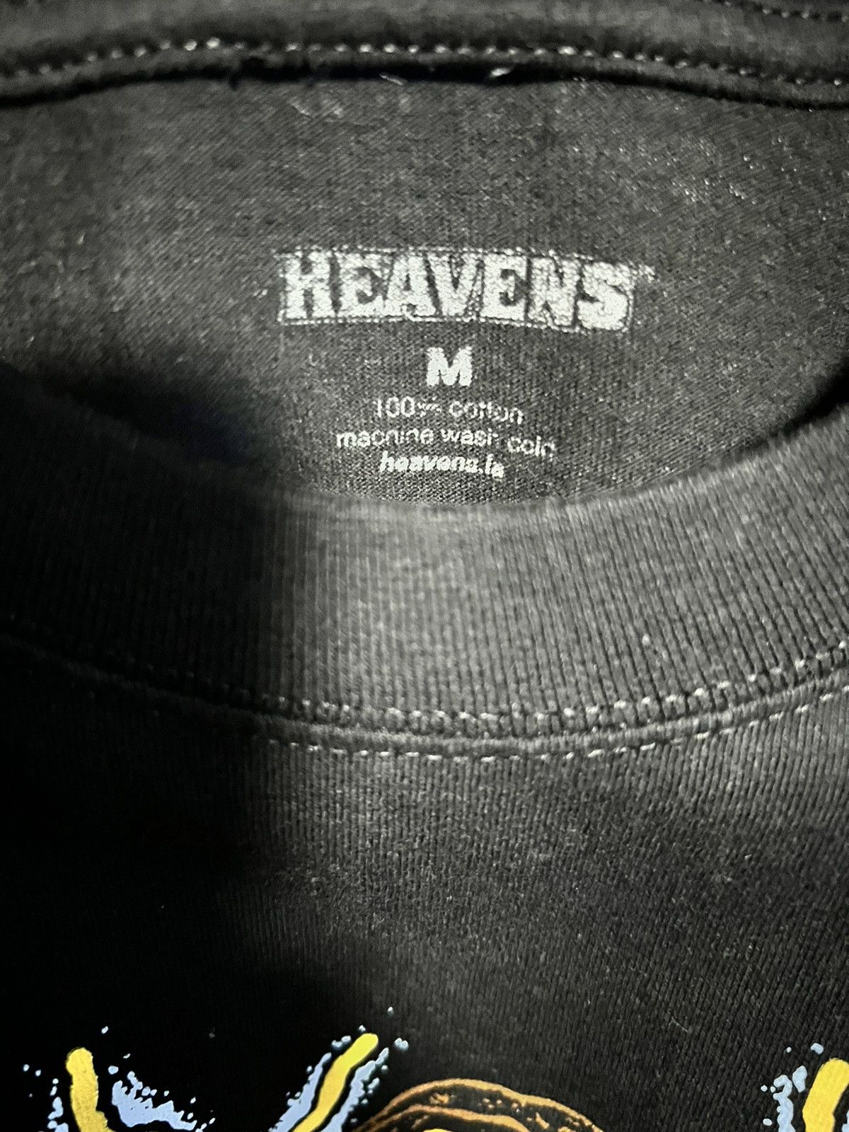 G59 Records HEAVENS.LA - RAMBO TEE (BLACK) MEDIUM Size US M / EU 48-50 / 2 - 4 Thumbnail