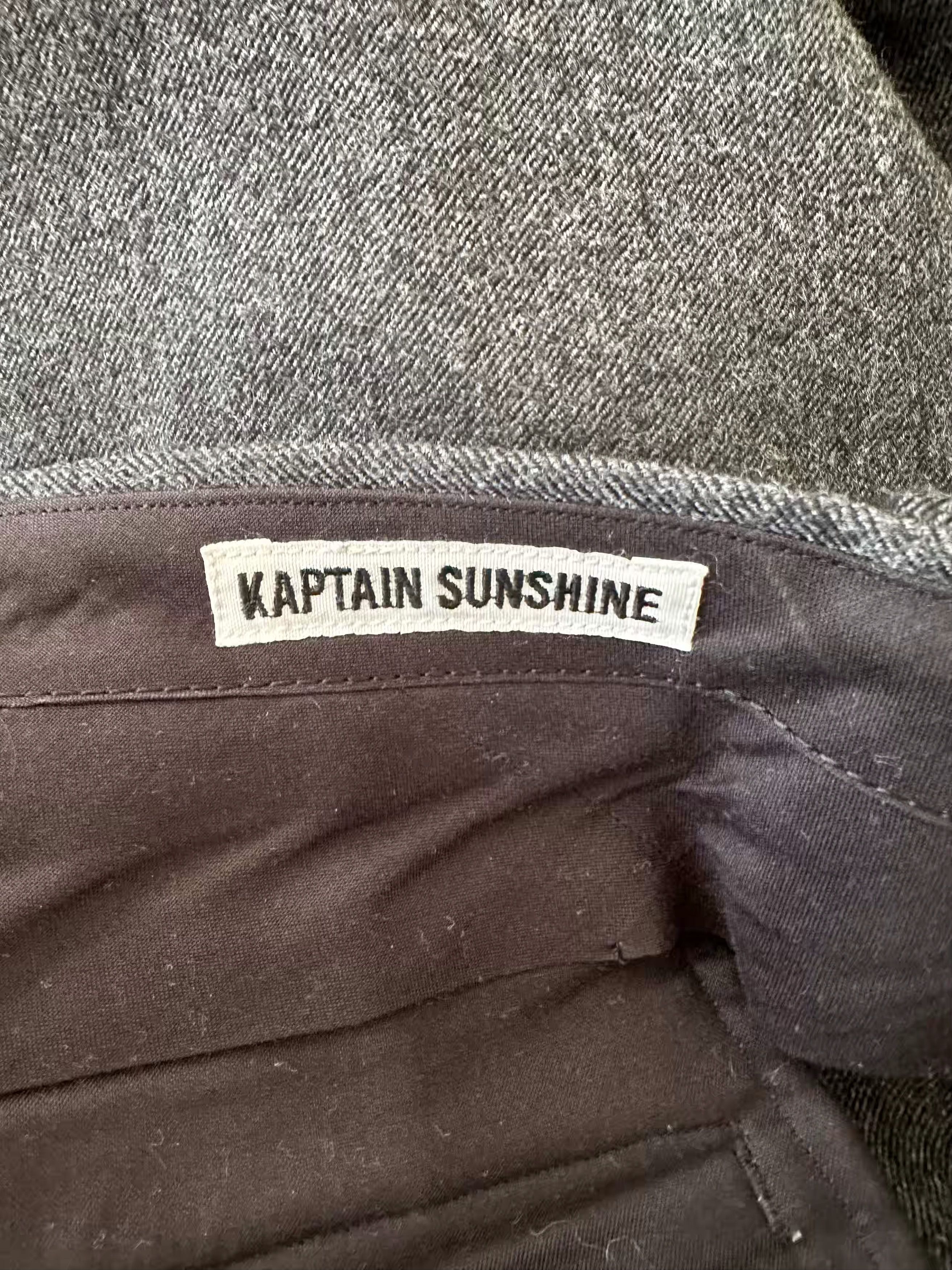 Kaptain Sunshine 2Pleats Wide Trousers Size 42R - 4 Thumbnail