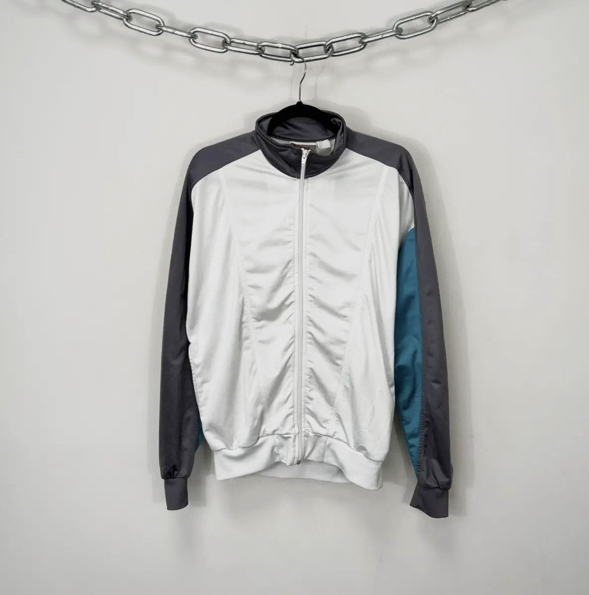 Nike × Vintage Vintage 90s Nike Y2K Retro Hype Full Zip Track Jacket Size US M / EU 48-50 / 2 - 1 Thumbnail