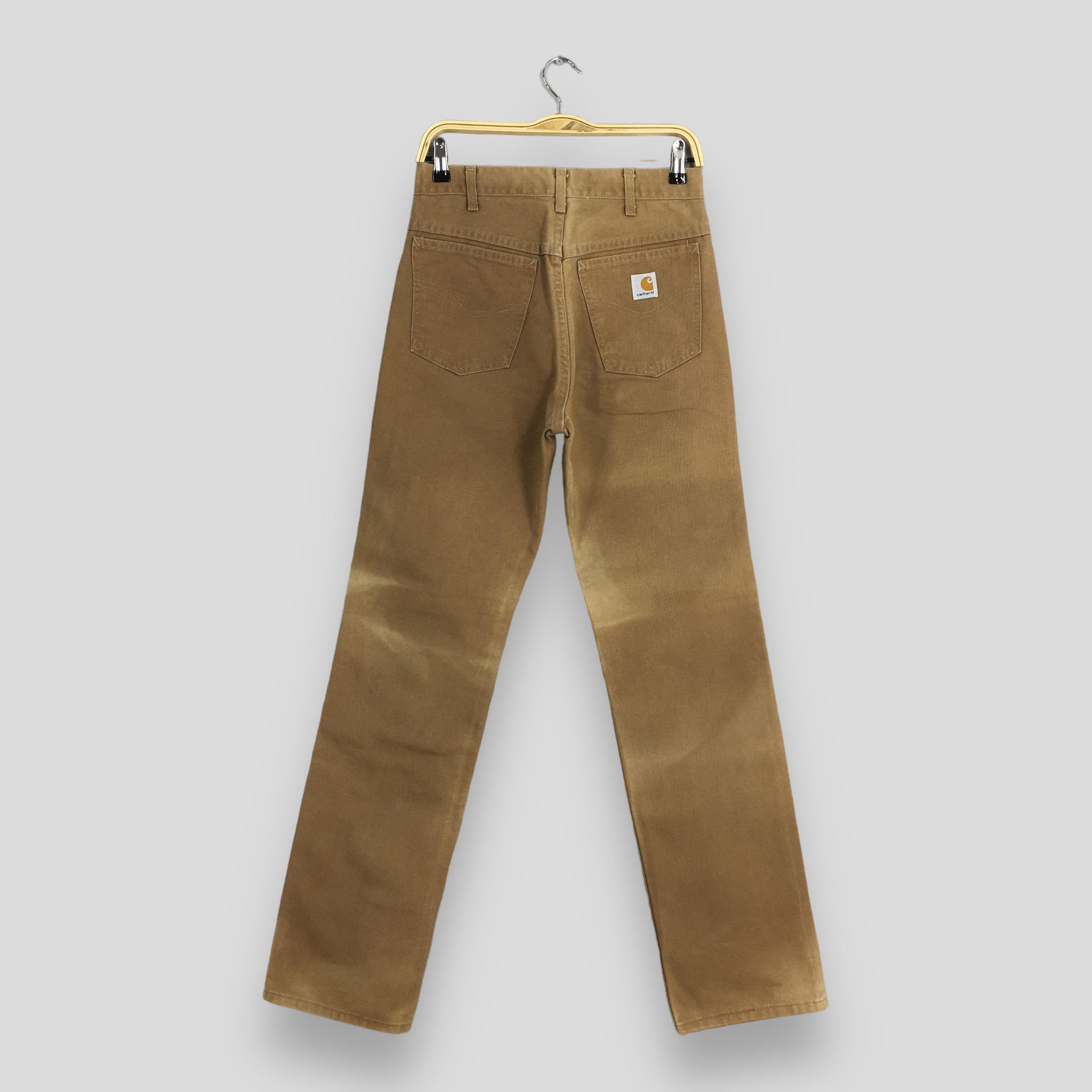 Carhartt Size 28x23Vintage 1980s Carhartt Carpenter Beige Jeans S429 Size US 28 / EU 44 - 8 Thumbnail